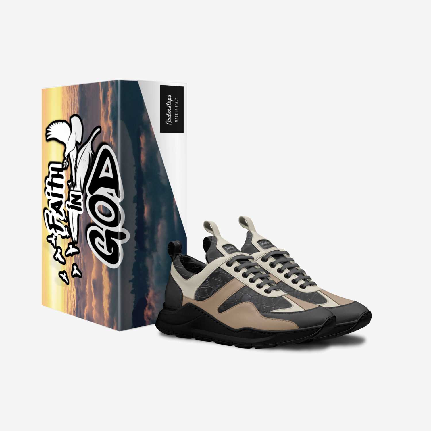 Faith Walkers custom made in Italy shoes by Jojuan Carroll | Box view