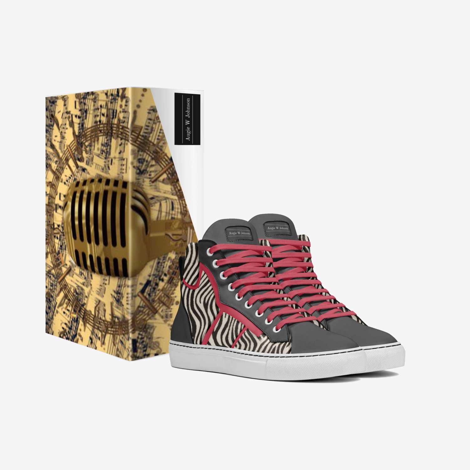 Augie W Johnson custom made in Italy shoes by Tishema Johnson Cromwell | Box view