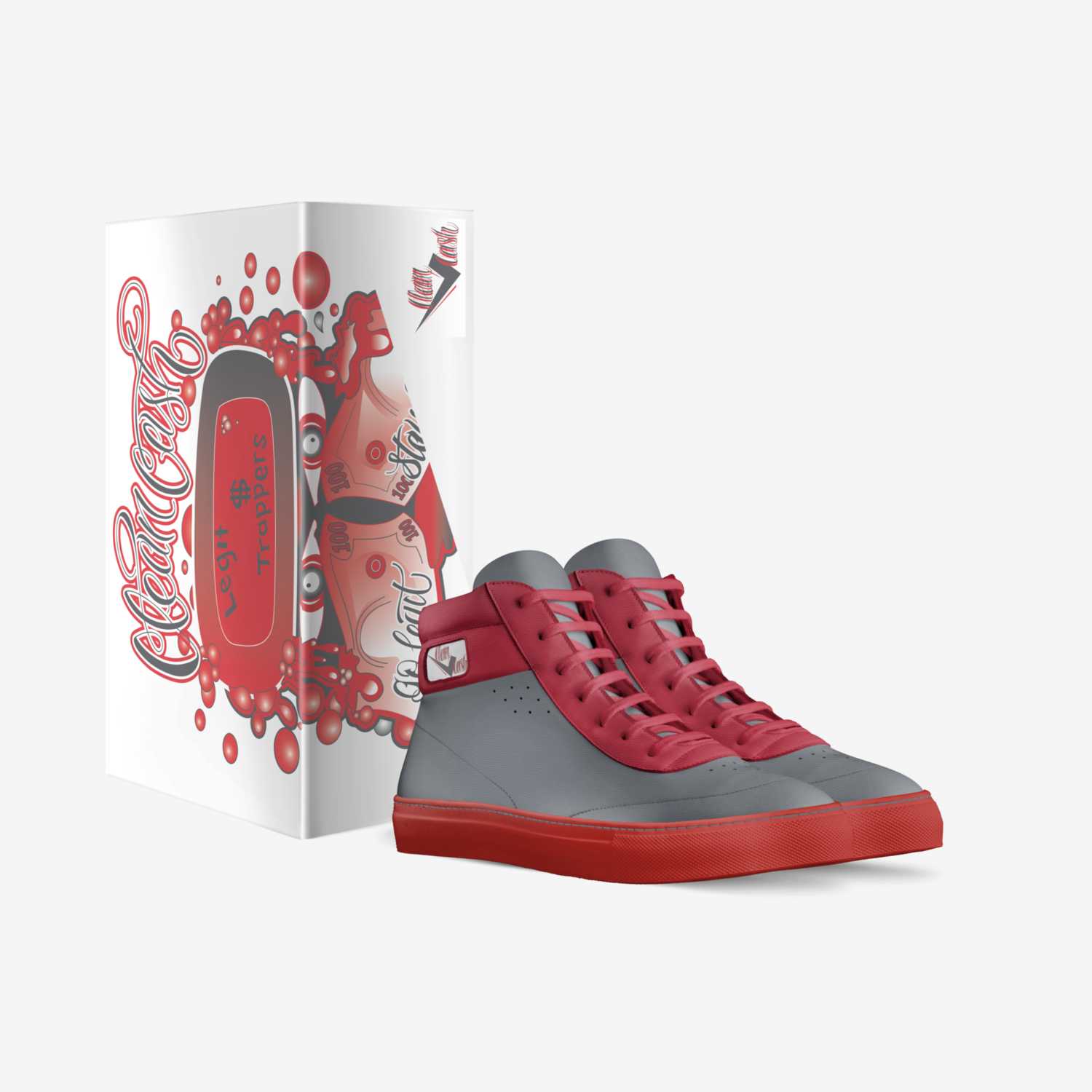Clean cash lights custom made in Italy shoes by Deon Landry | Box view