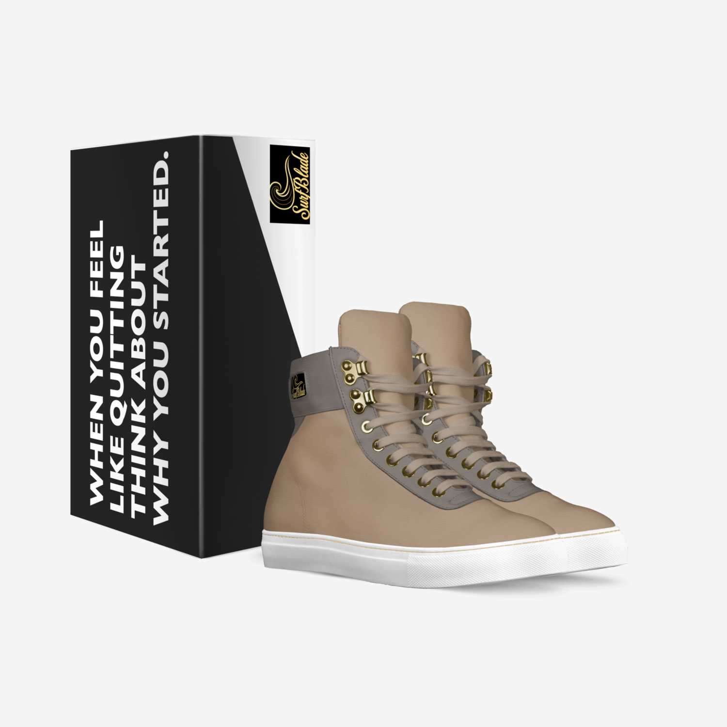 Surfblade  custom made in Italy shoes by Conway James | Box view