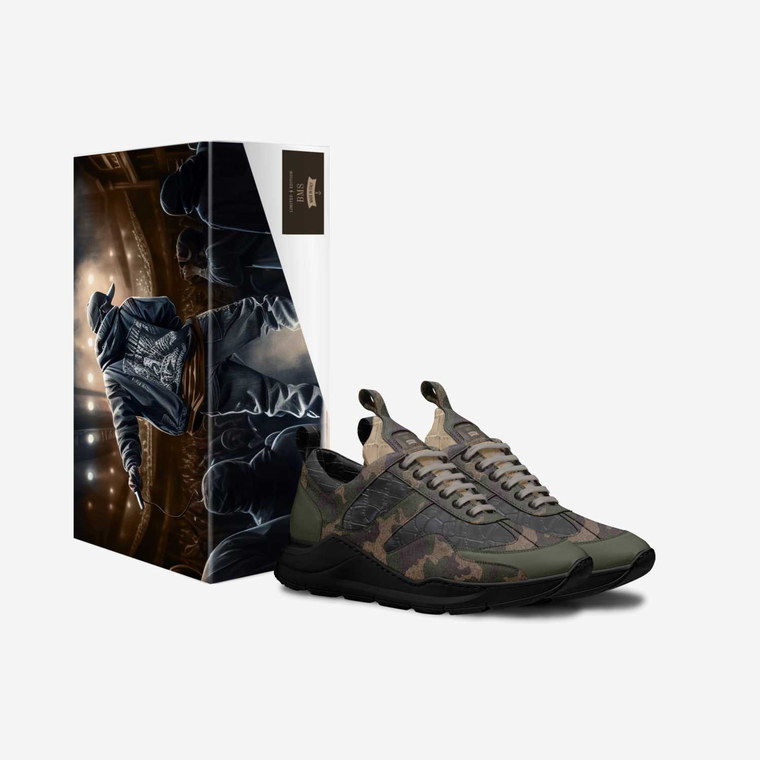 BMS custom made in Italy shoes by Jermaine League | Box view