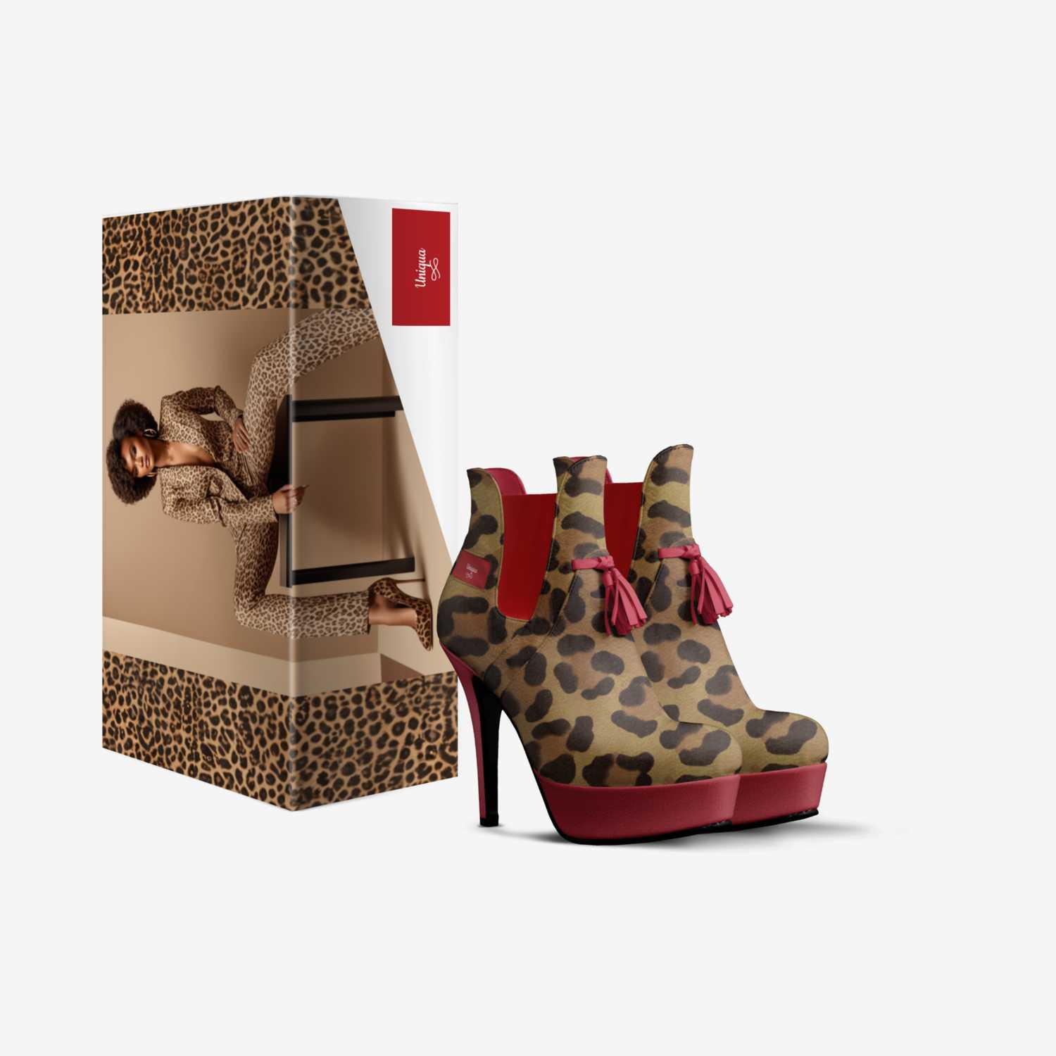 Uniqua custom made in Italy shoes by Desiree Sims | Box view