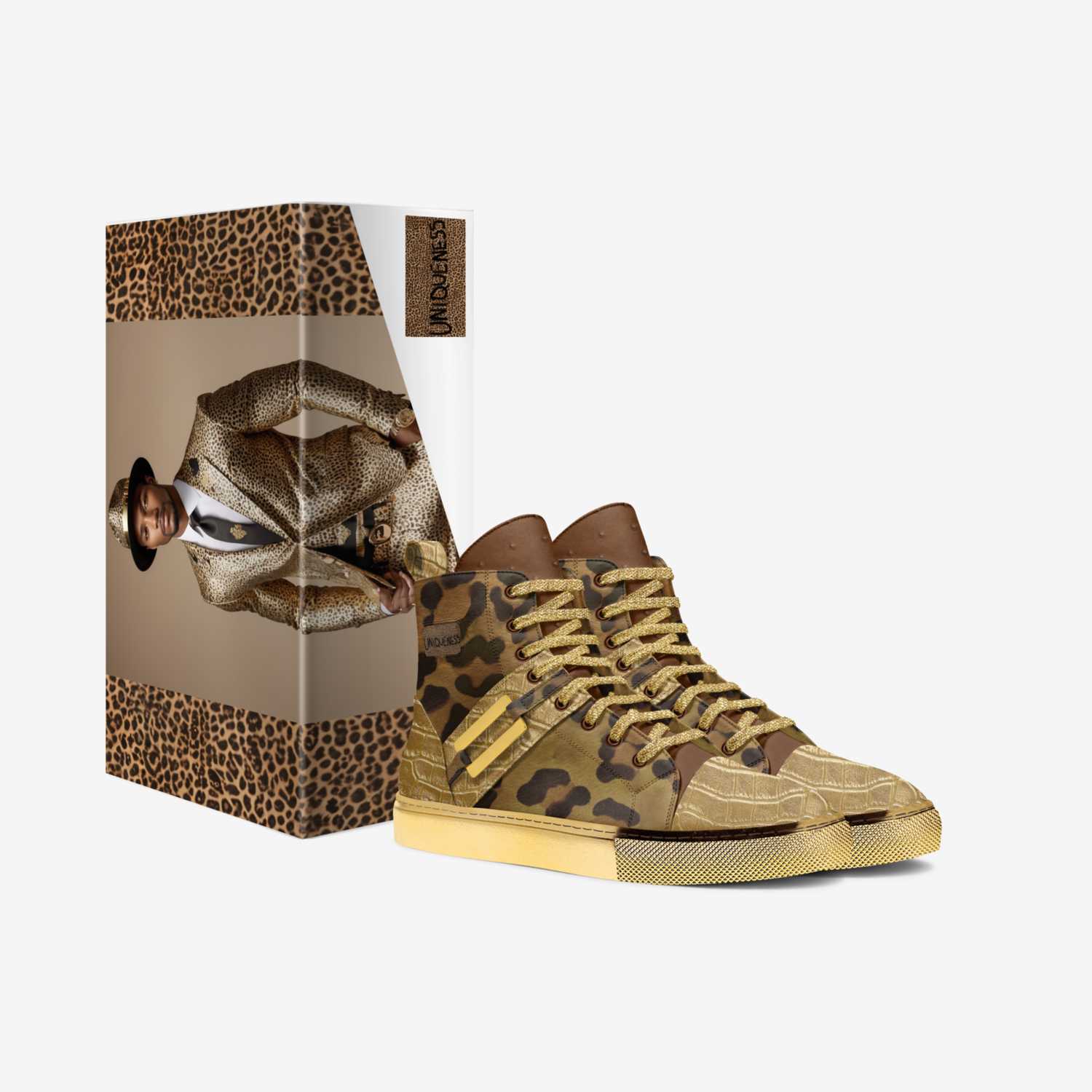 Uniqueness custom made in Italy shoes by Desiree Sims | Box view