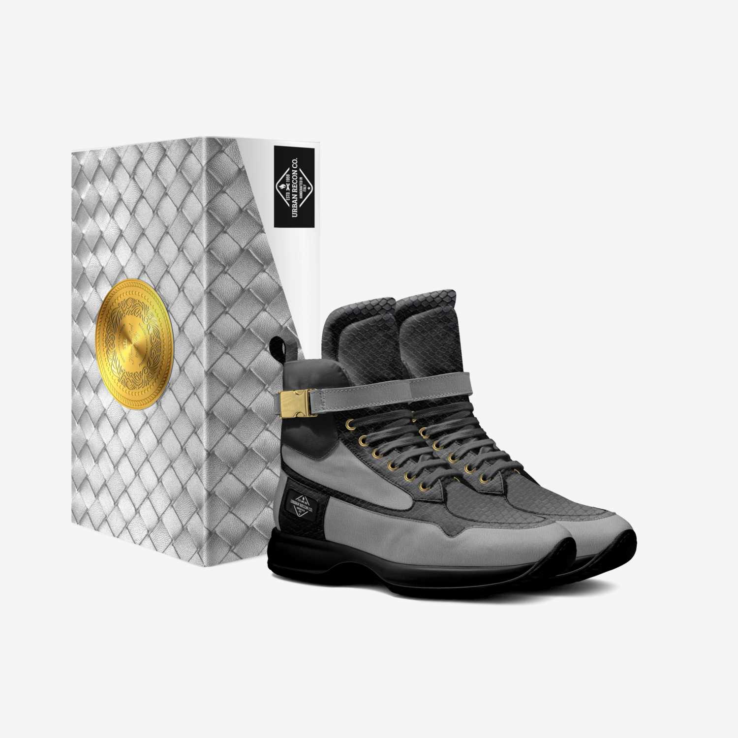 Urban Recon Co. custom made in Italy shoes by Rashee Dean | Box view