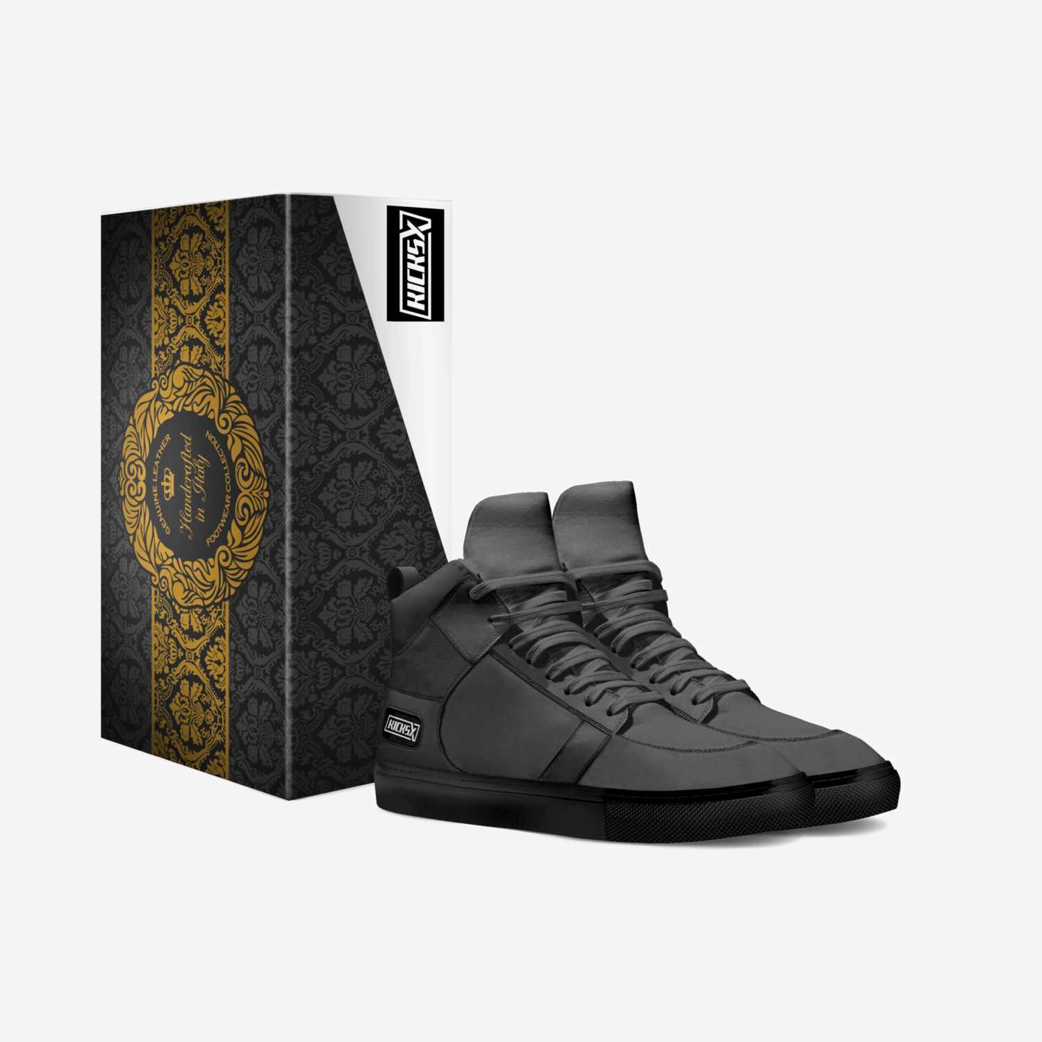 MILLONES NOIR custom made in Italy shoes by Enzo D'Oro | Box view