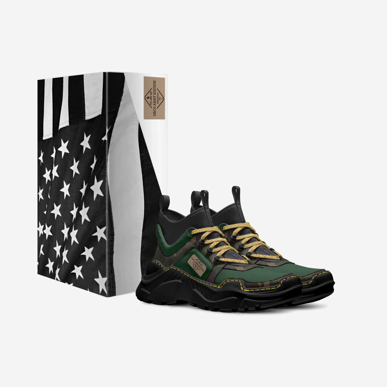 Urban Recon Co. custom made in Italy shoes by Rashee Dean | Box view