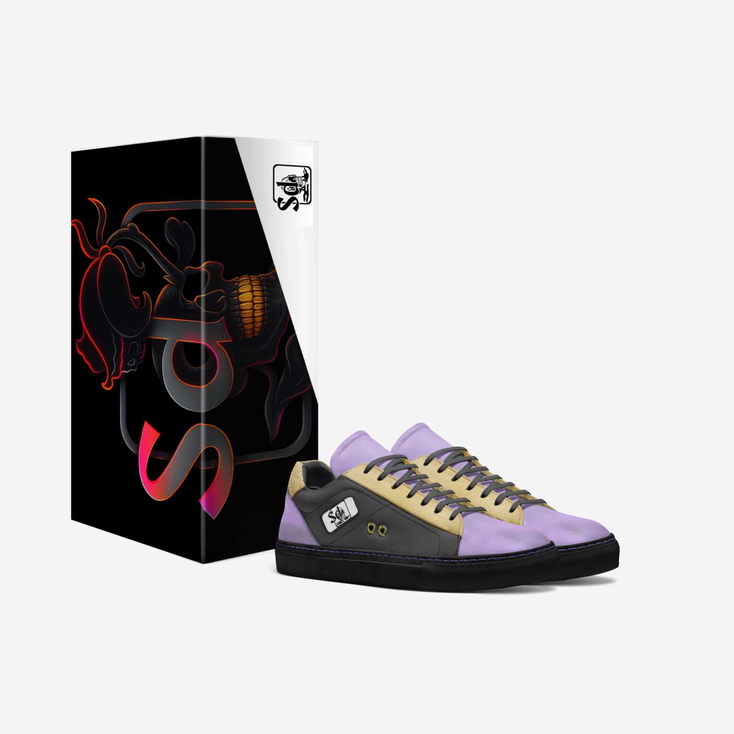 RuneLord custom made in Italy shoes by L3v3lz Godfrey | Box view