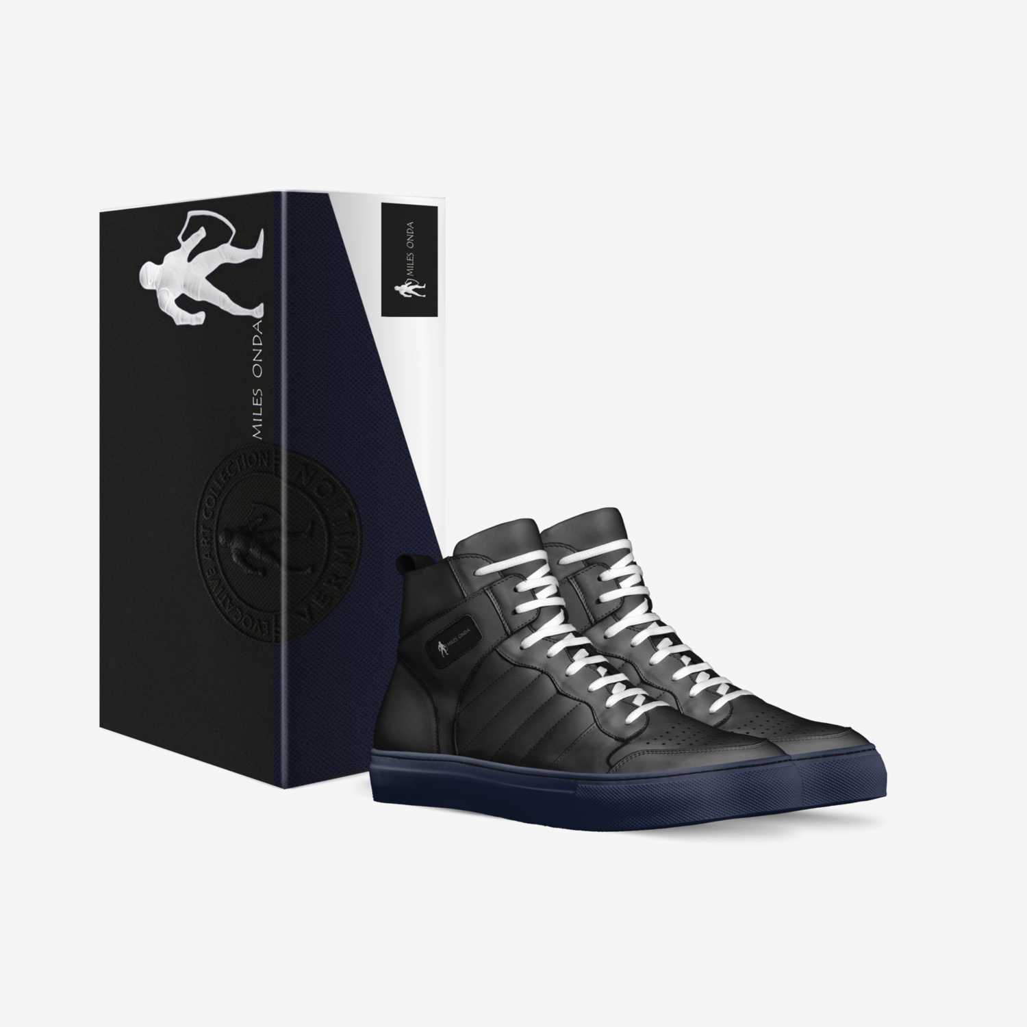 MILES  ONDA custom made in Italy shoes by Vermilion Evocative Art Collection | Box view