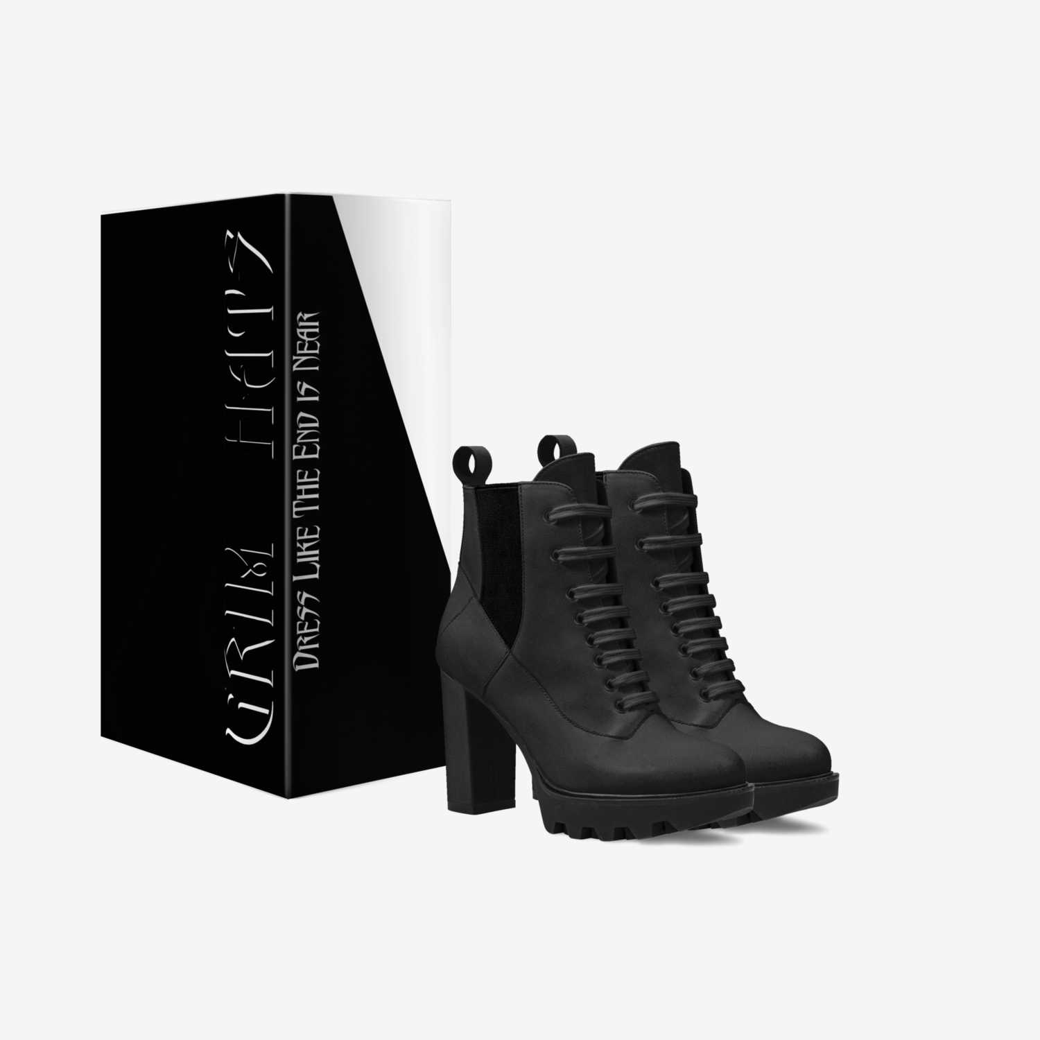 WIDOWMAKERS custom made in Italy shoes by Grim Hats | Box view