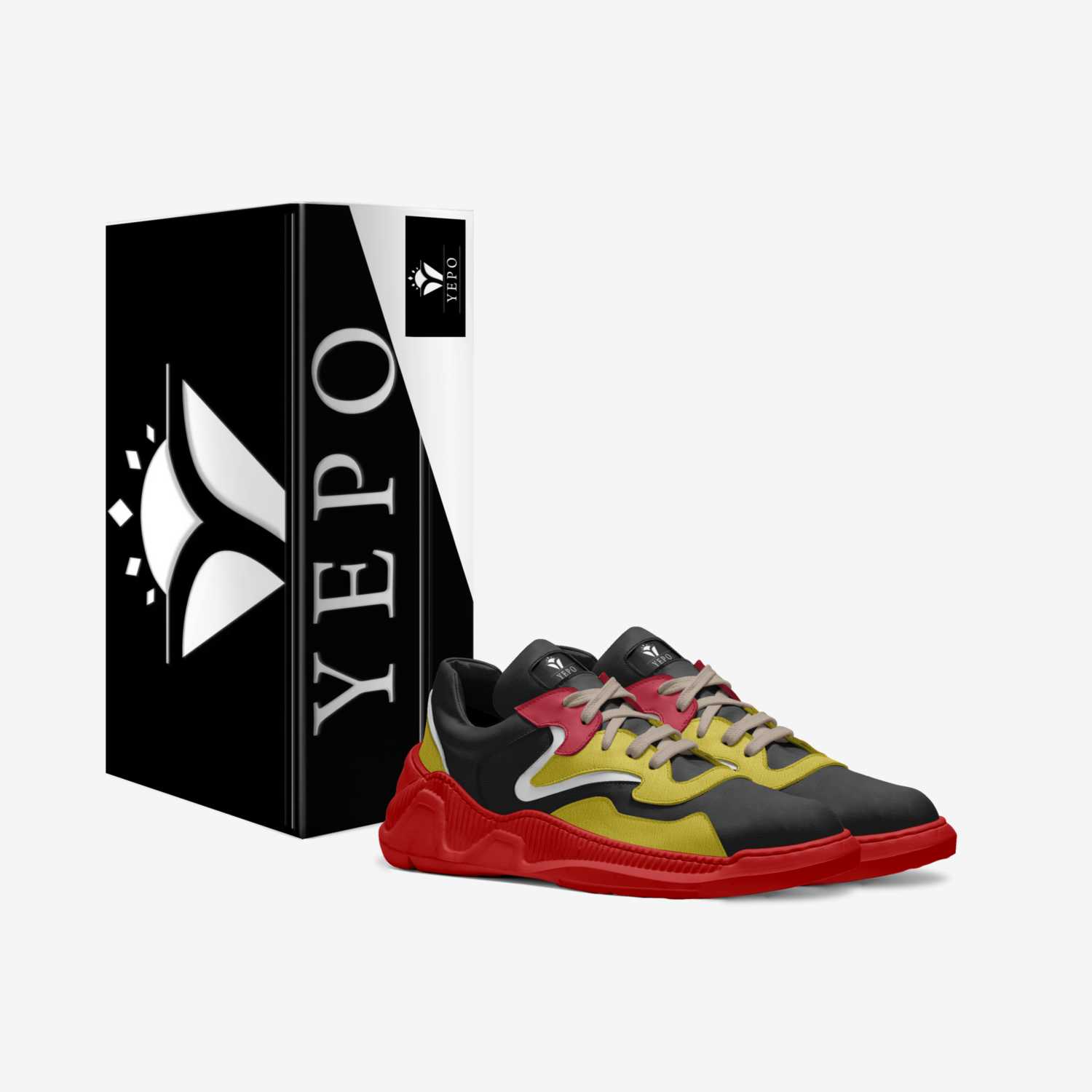 YEPO custom made in Italy shoes by Emmanuel Lukusa | Box view