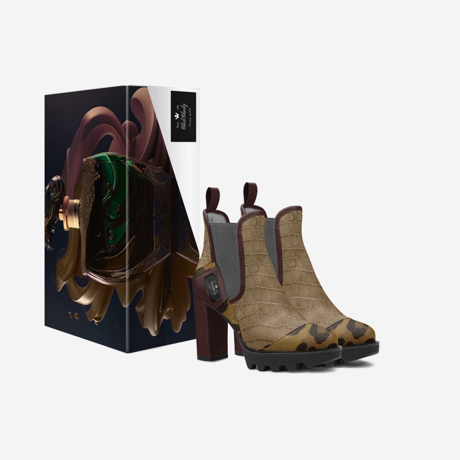 ClickClackz custom made in Italy shoes by Fereca Jancley Footwear | Box view