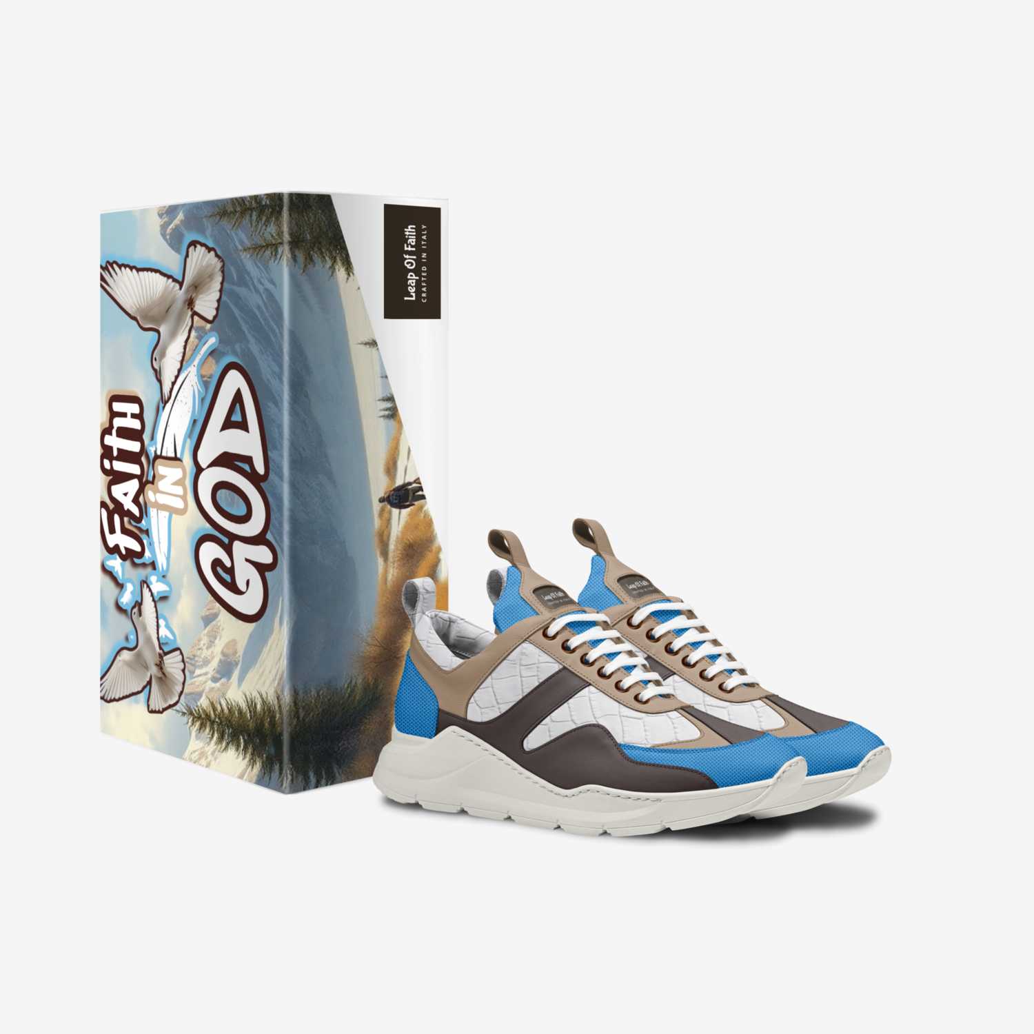 Leap Of Faith custom made in Italy shoes by Jojuan Carroll | Box view