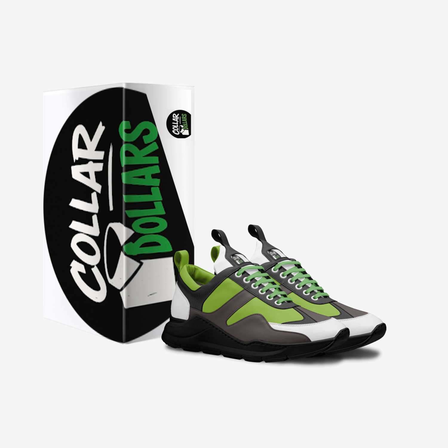 Collar Dollars custom made in Italy shoes by Dupree Waldron | Box view
