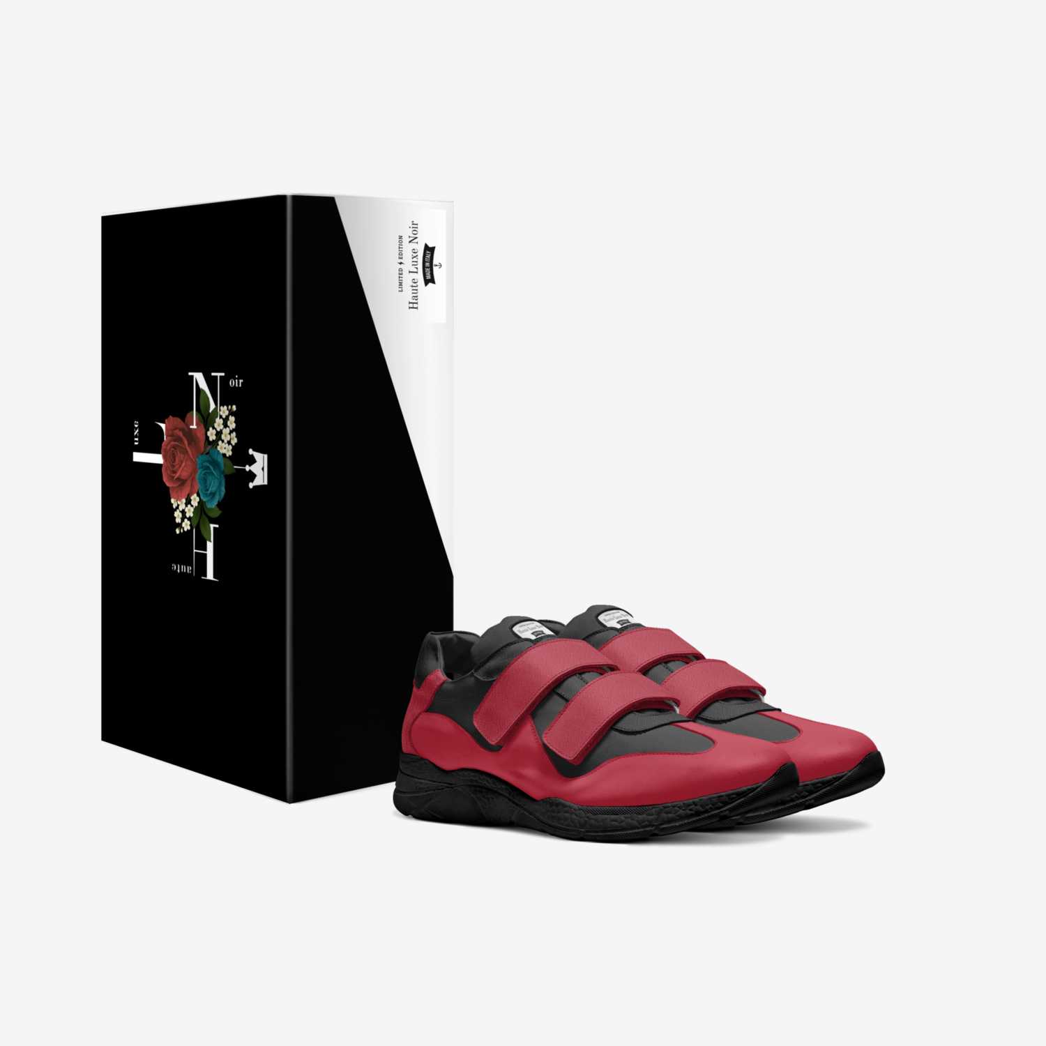 Haute Luxe Noir custom made in Italy shoes by Alecia Tatum | Box view