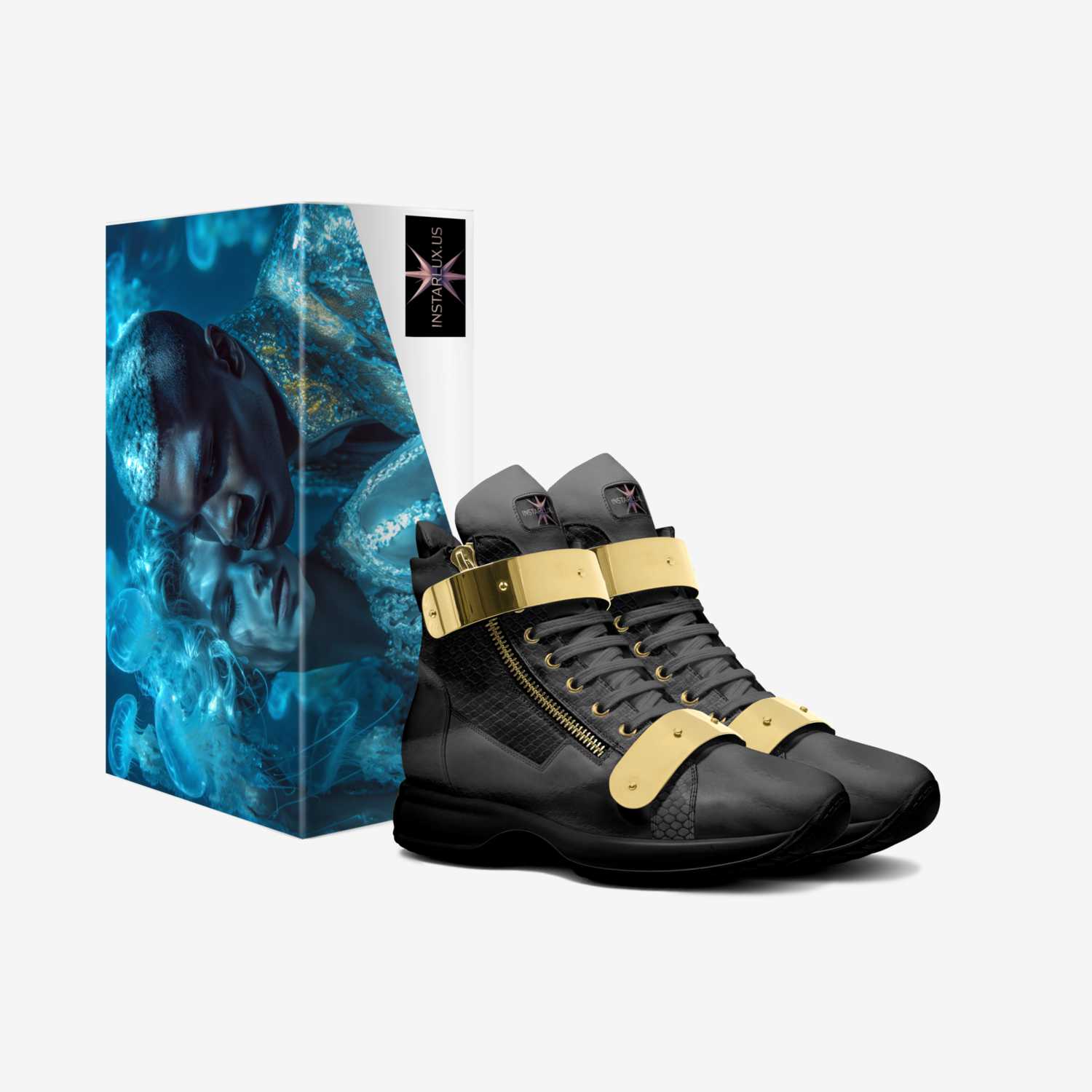 INSTARLUX GALACTIC custom made in Italy shoes by Instarlux.us | Box view