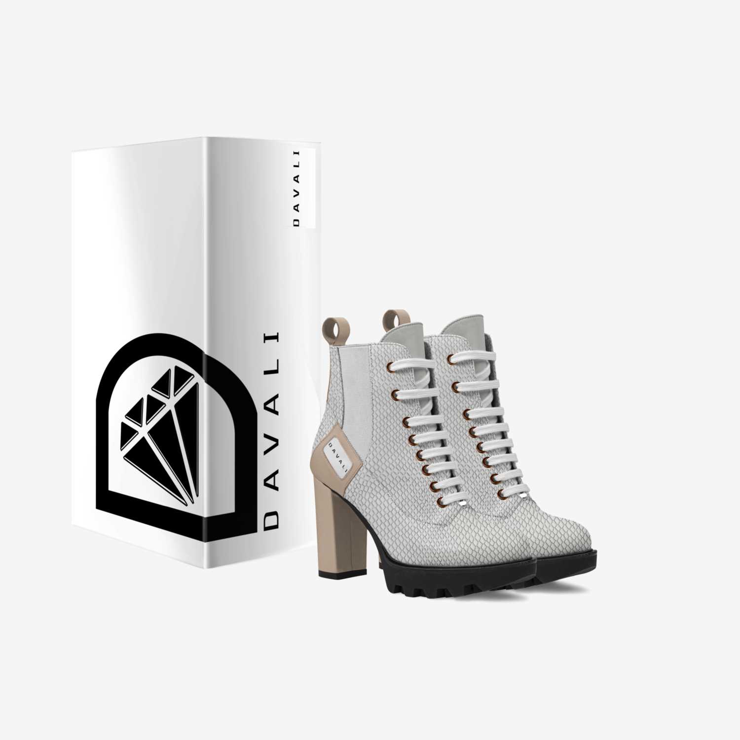 DAVALI custom made in Italy shoes by Tekala Williams | Box view