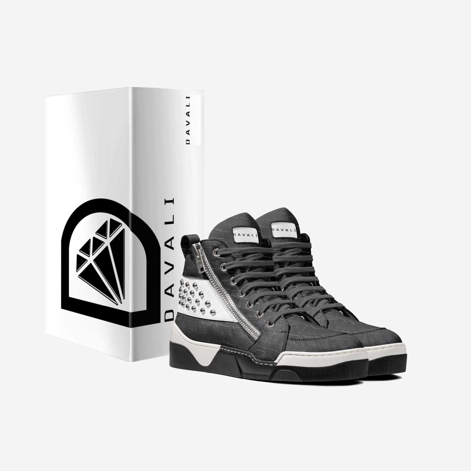 DAVALI custom made in Italy shoes by Tekala Williams | Box view