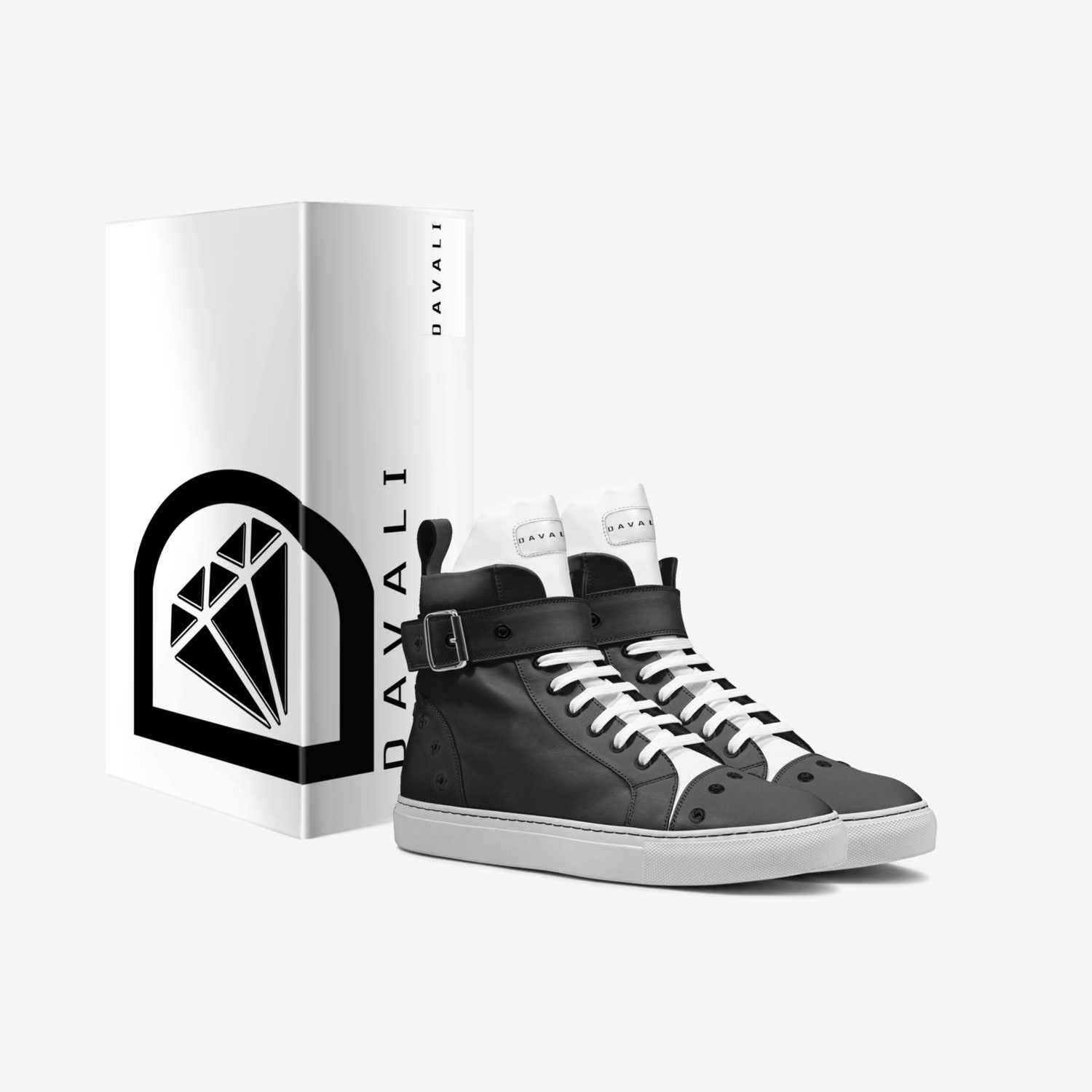 DAVALI custom made in Italy shoes by Tekala Williams | Box view
