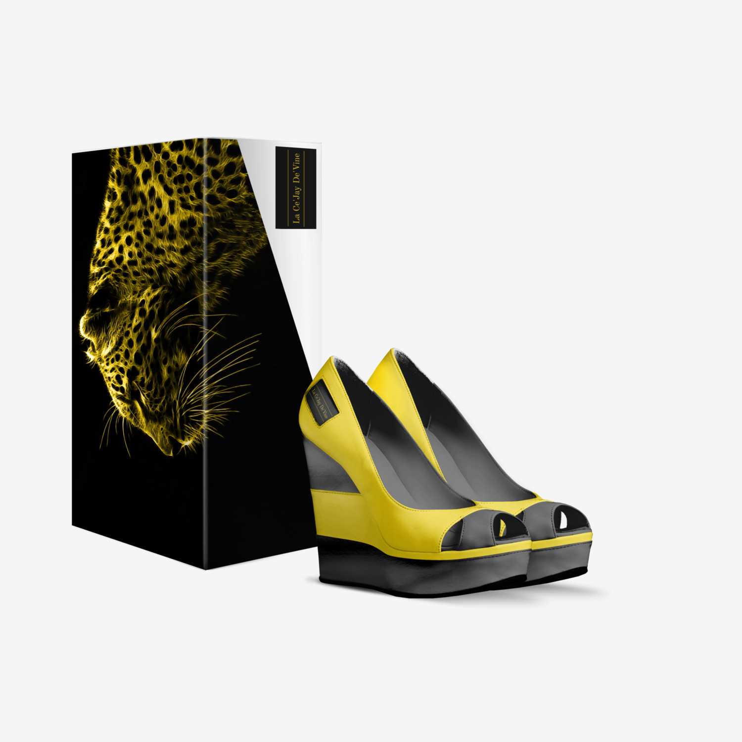 La Ce'Jay De'Vine custom made in Italy shoes by Lashawna Johnson | Box view