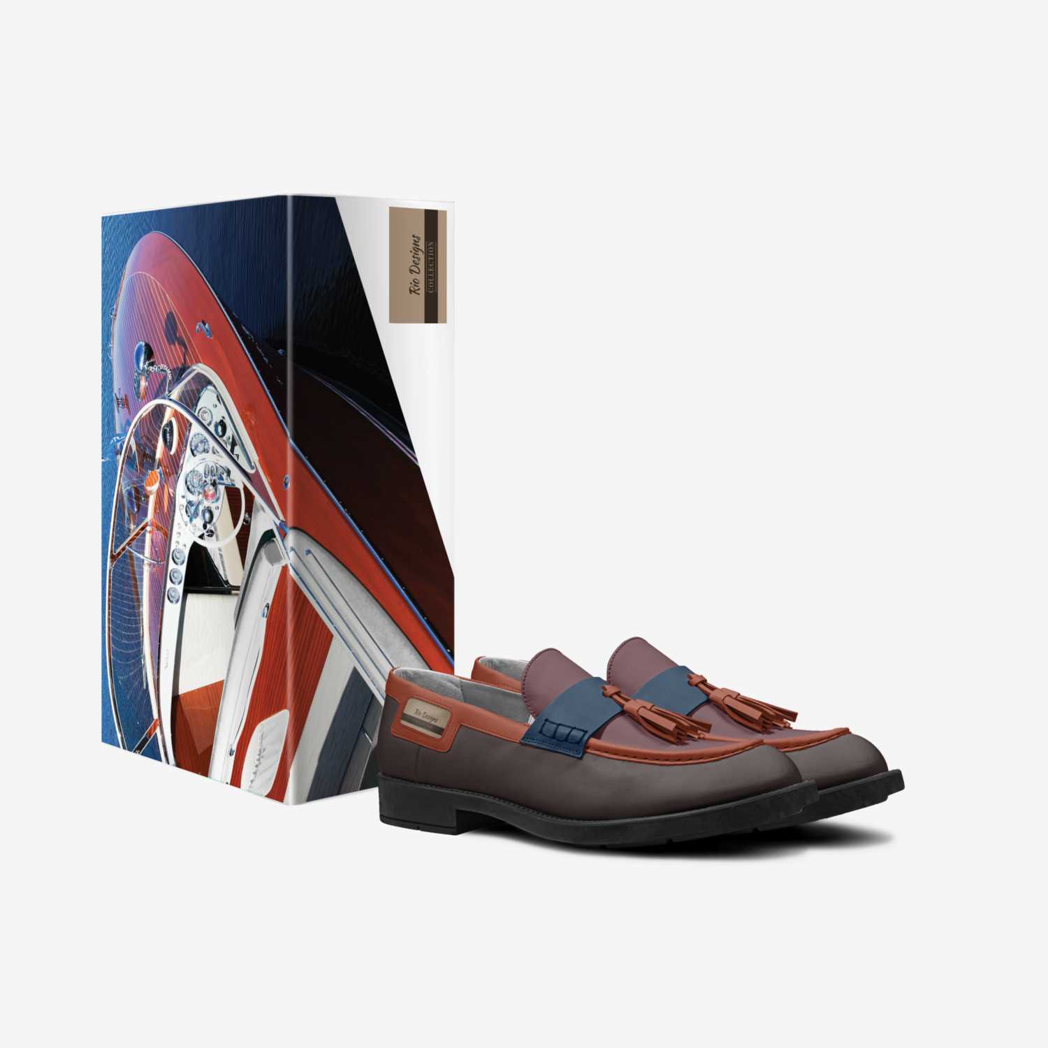 Rio Designs  custom made in Italy shoes by Christine Feldmann | Box view