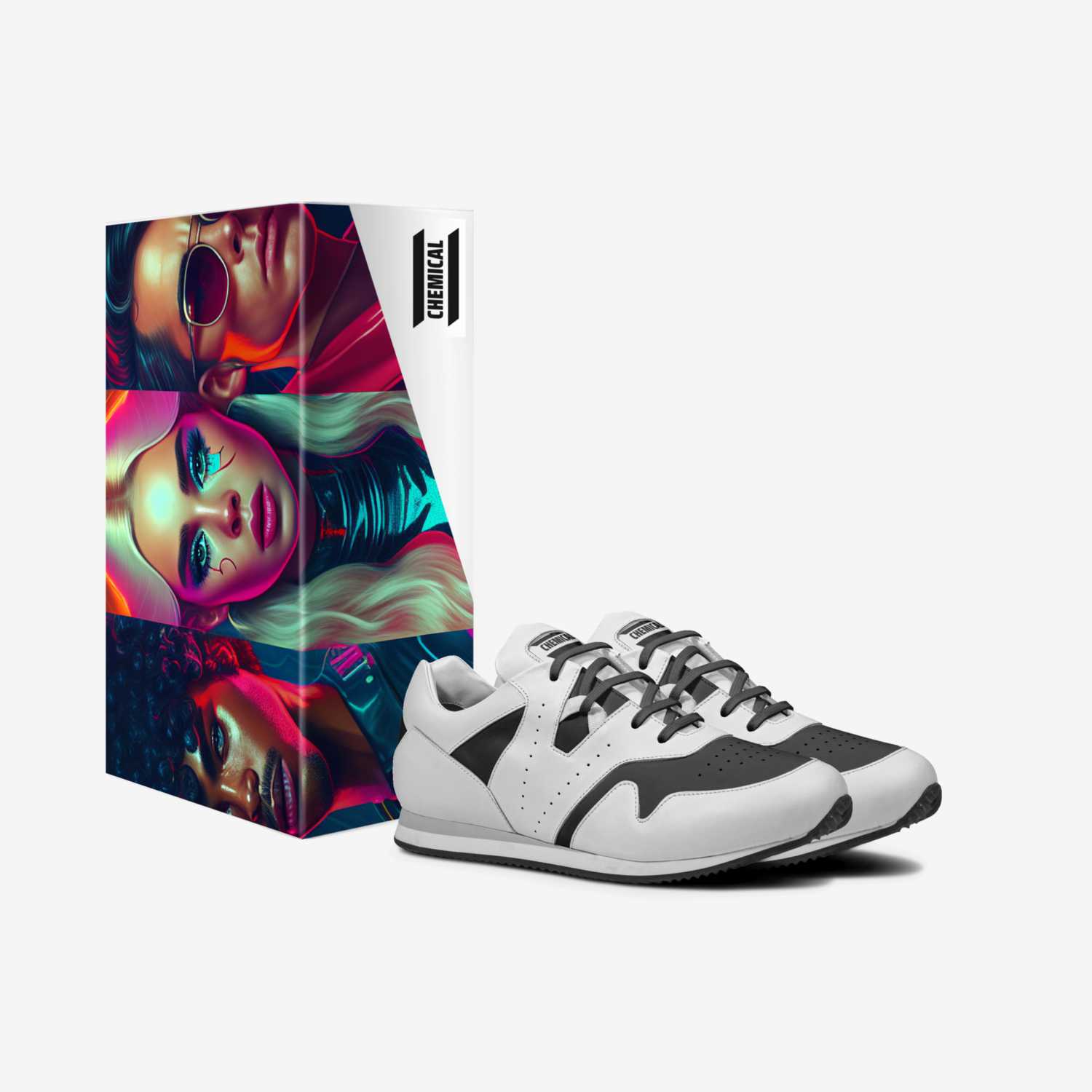 CHEMICAL  custom made in Italy shoes by Dashawn Johnson | Box view