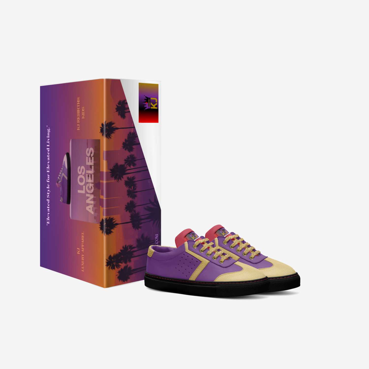 KJ REBIRTHS (KIDS) custom made in Italy shoes by KJ4LUXURY | Box view
