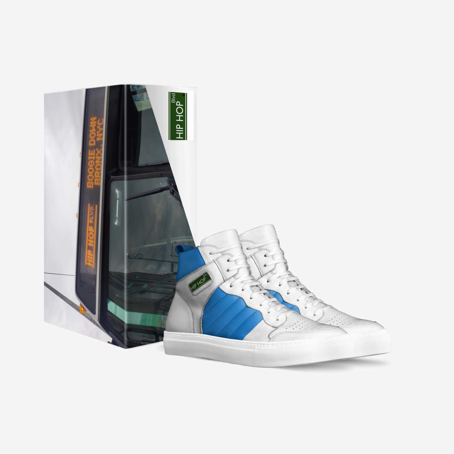 Hip hop blvd custom made in Italy shoes by Al Pizarro | Box view
