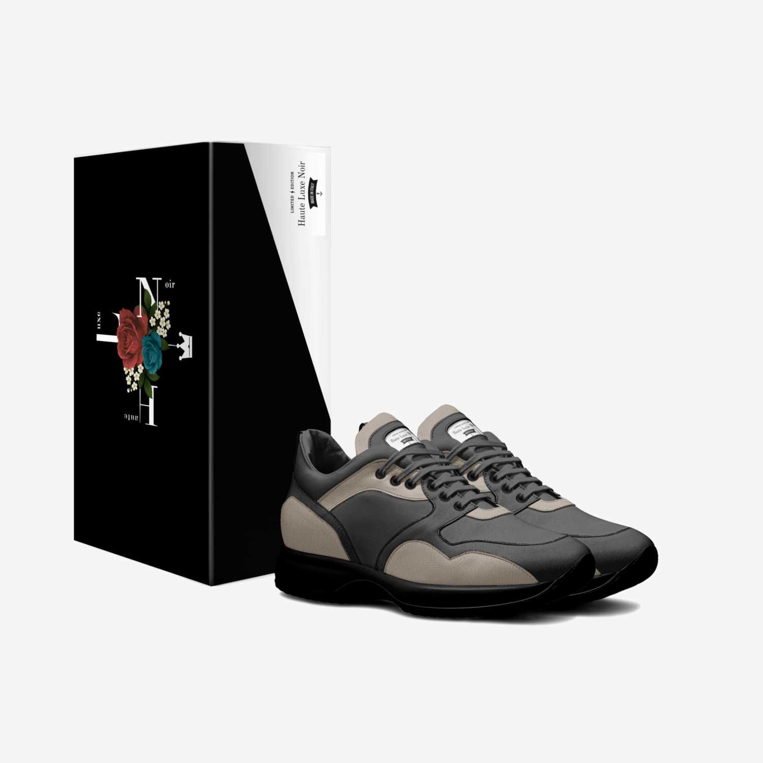 HLN custom made in Italy shoes by Alecia Tatum | Box view