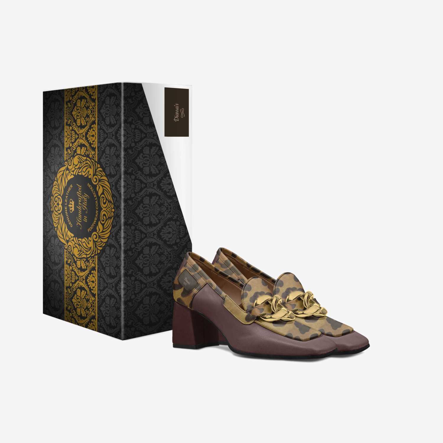 Diarra's custom made in Italy shoes by Tamala Baker | Box view