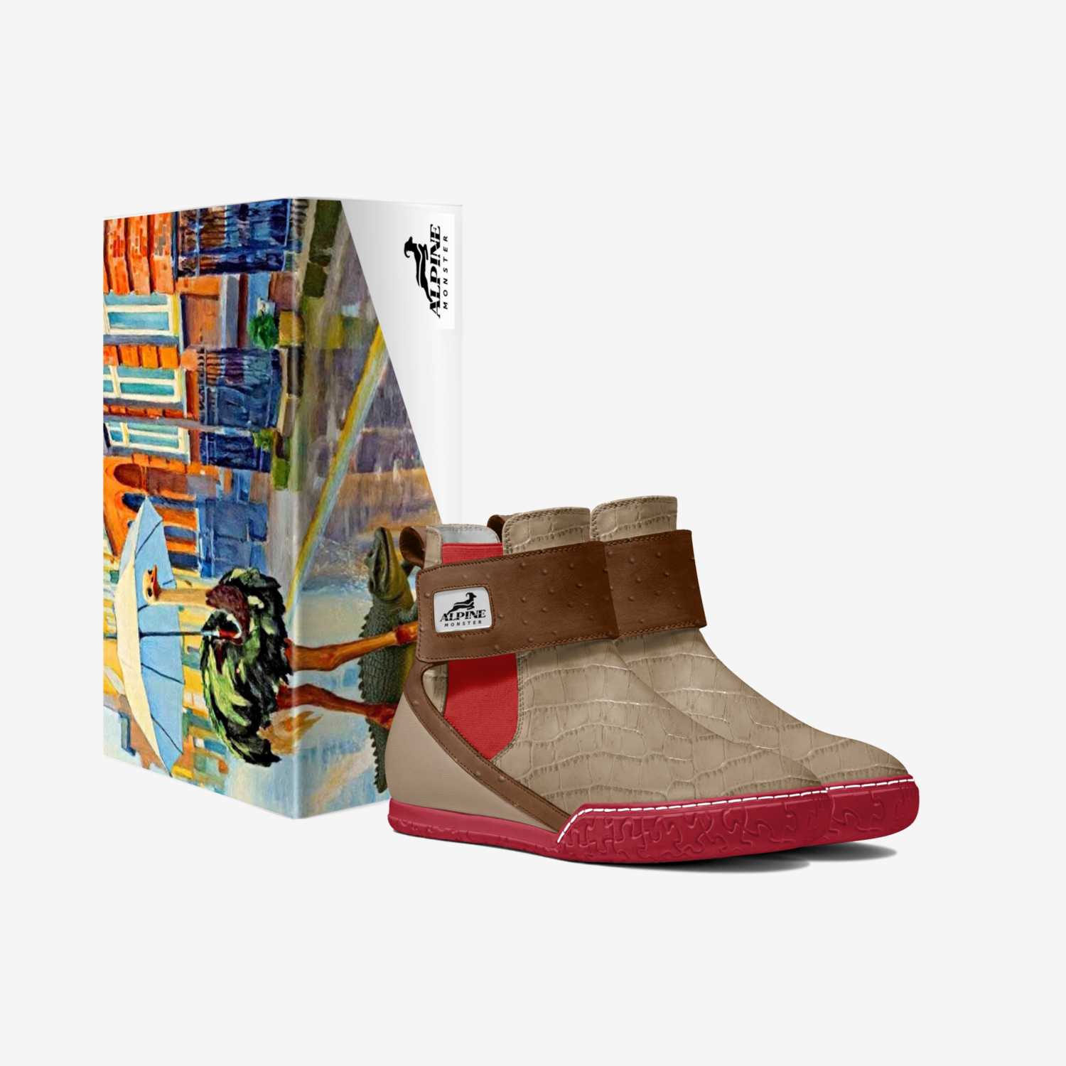 Riot 4 custom made in Italy shoes by Rollins Ashbury | Box view