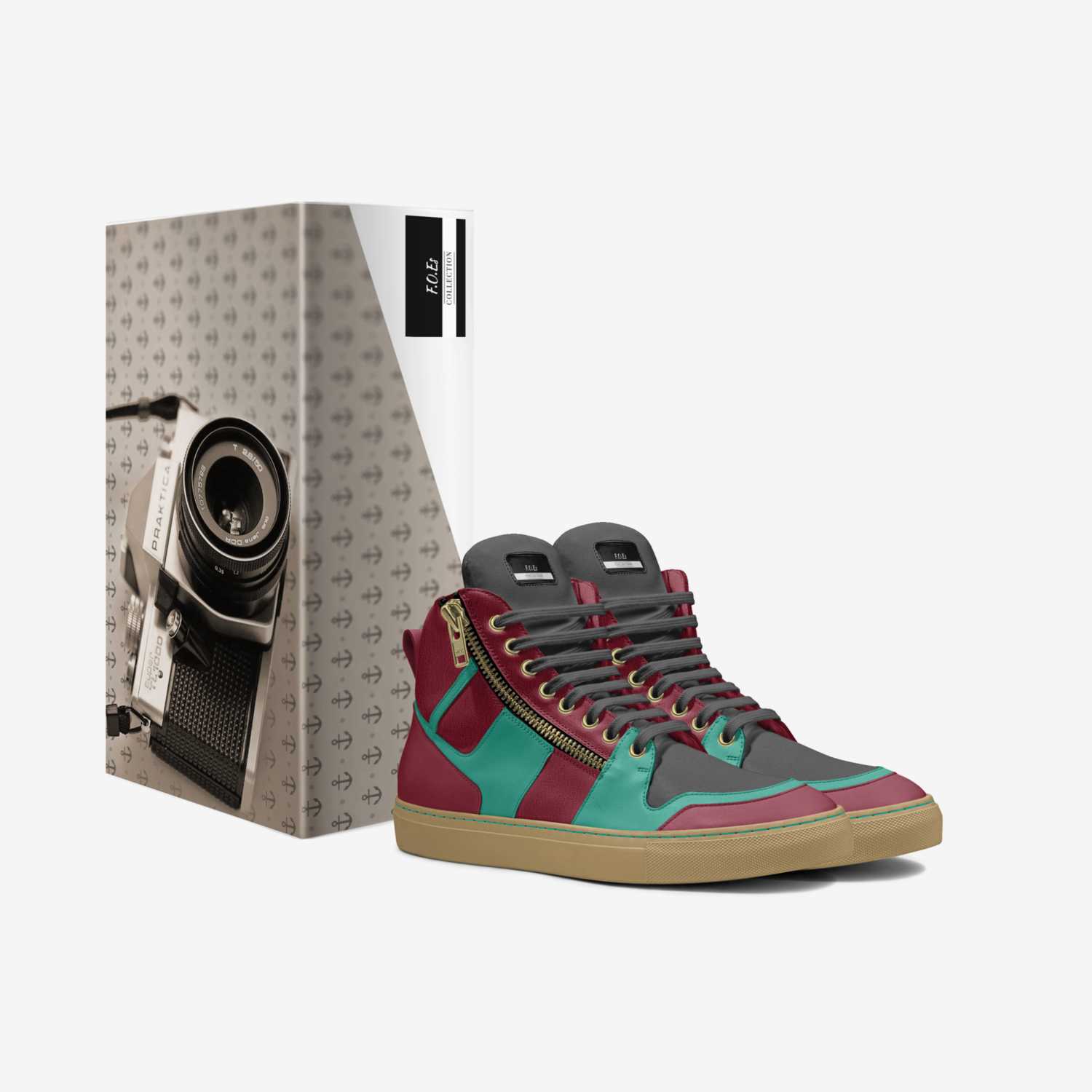 F.O.Es custom made in Italy shoes by Myron Darnell Gordon | Box view