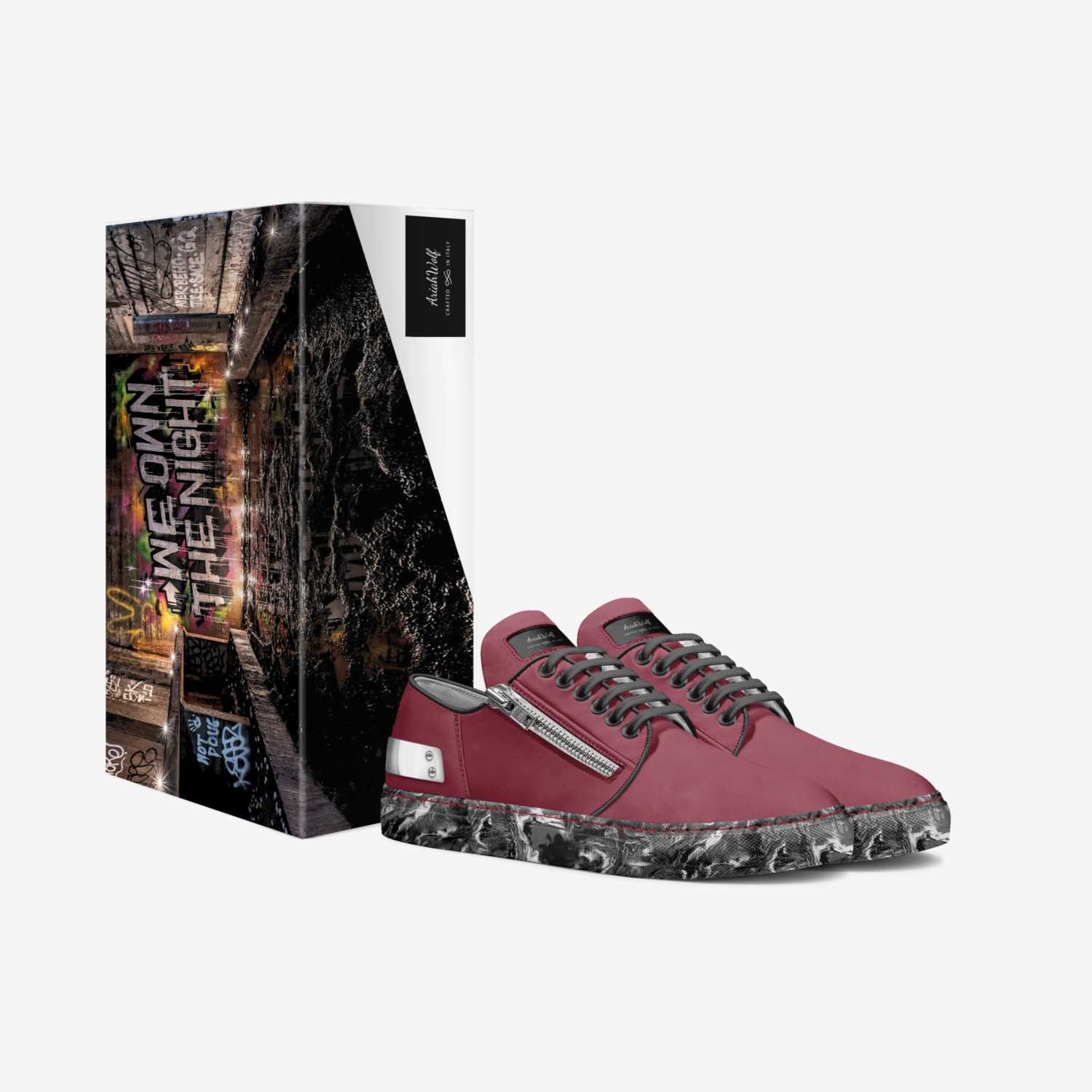 AriahWolf custom made in Italy shoes by Dawn Wason | Box view