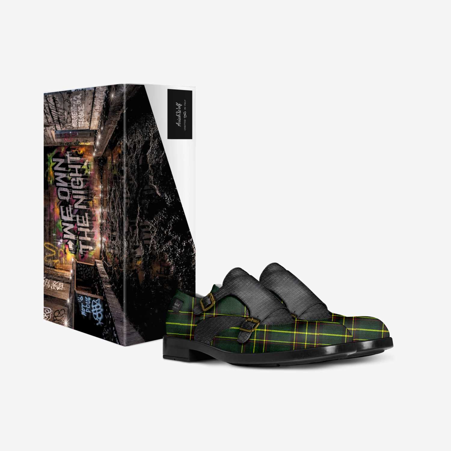 AriahWolf custom made in Italy shoes by Dawn Wason | Box view