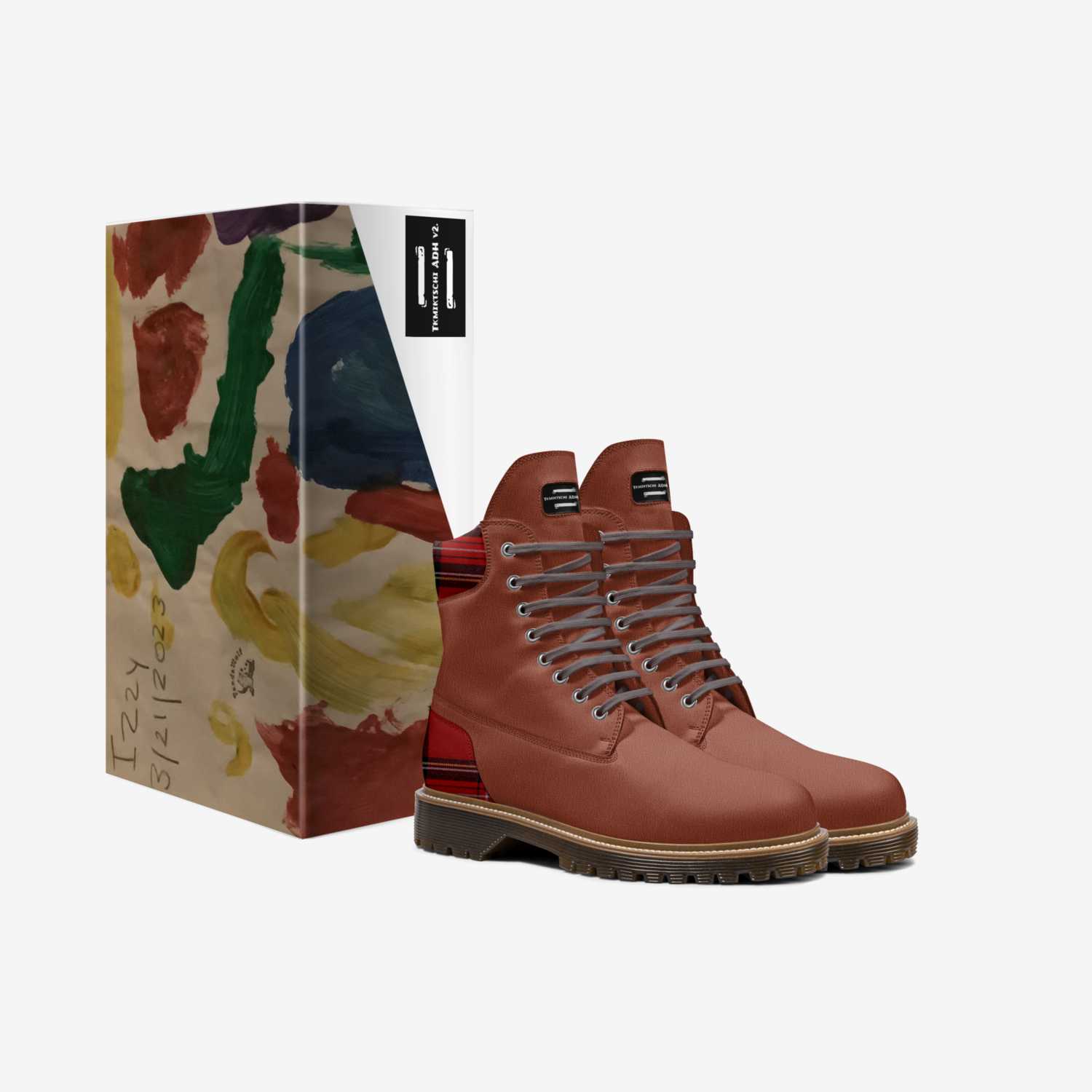 Tkmiktschi ADH v2. custom made in Italy shoes by Raymond Fidere Pittman | Box view