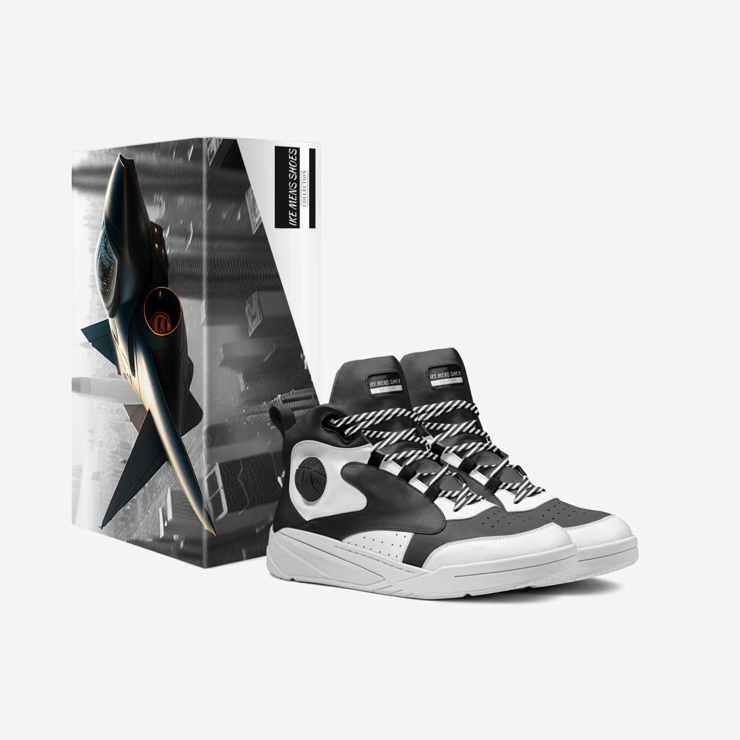 IKE MENS SHOES custom made in Italy shoes by Isaac A Mensah | Box view