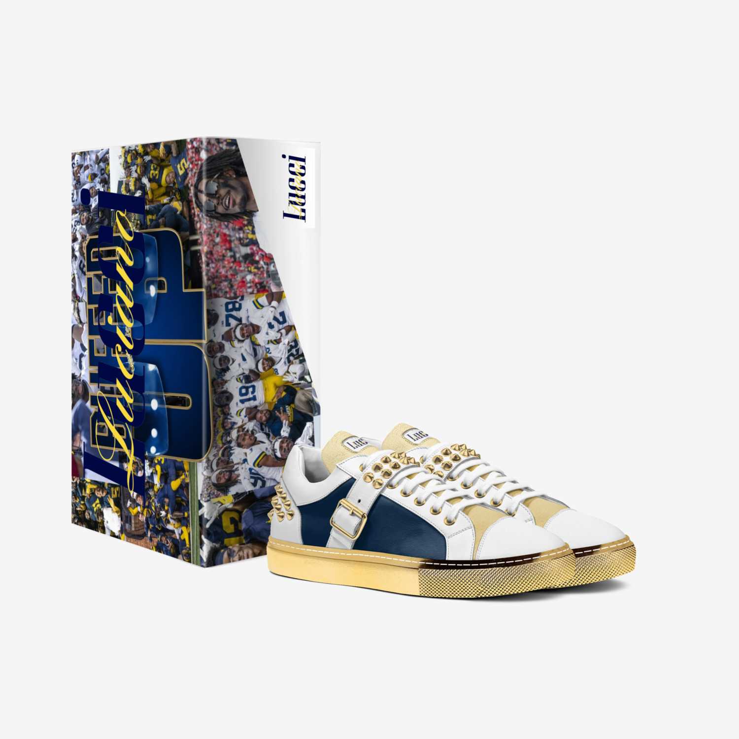 Lucci custom made in Italy shoes by Corey Boyd Jr | Box view