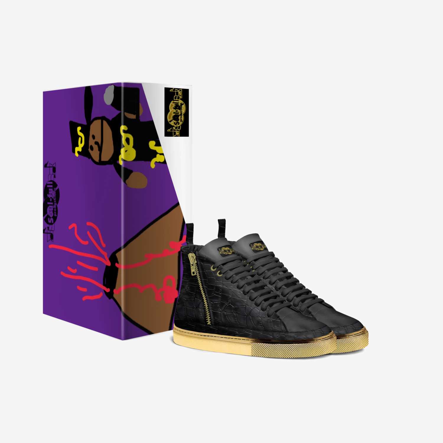 STAY IN MY LANE custom made in Italy shoes by Grande Gato | Box view