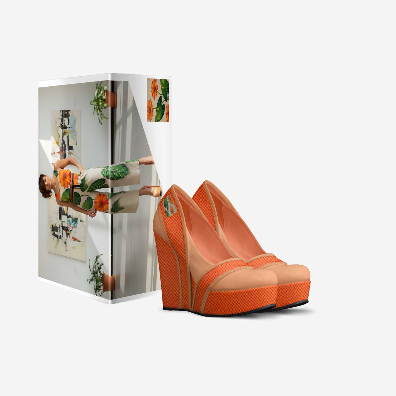 BeigeEssence custom made in Italy shoes by Desiree Sims | Box view