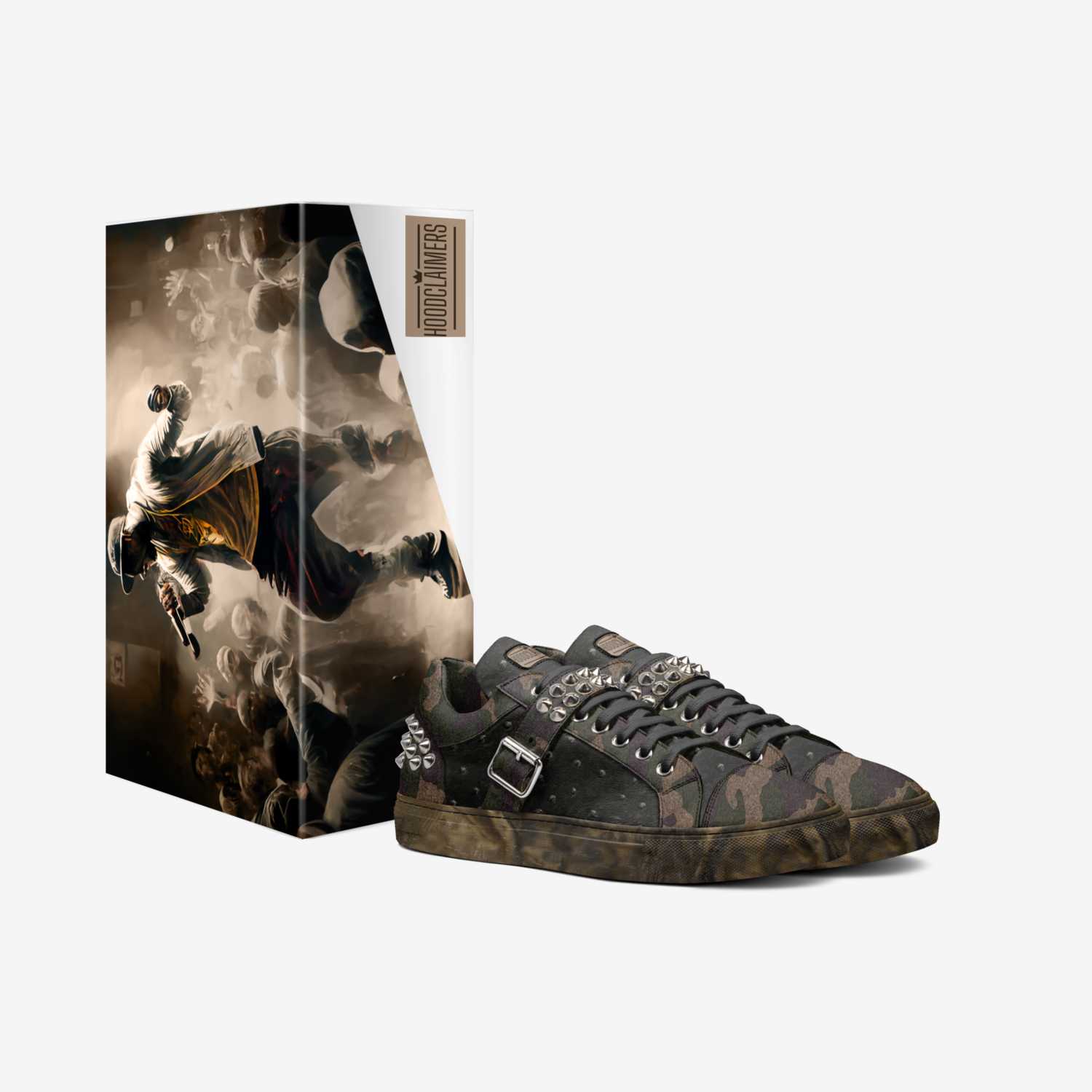 HOODCLAIMERS  custom made in Italy shoes by Antowyn Harris | Box view
