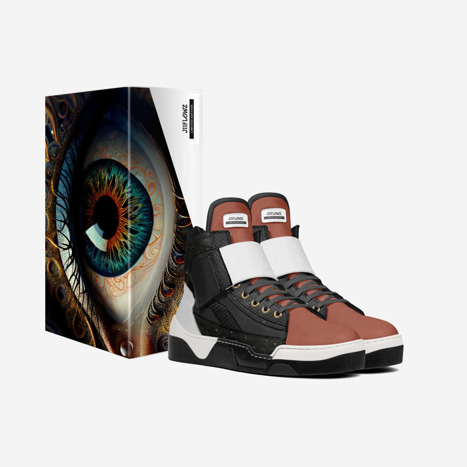 J11FLOWZ custom made in Italy shoes by Gil Ansah | Box view