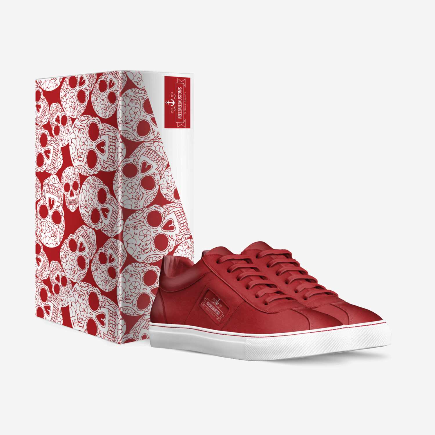 REEL2REEL custom made in Italy shoes by Reel2reel Kustoms | Box view
