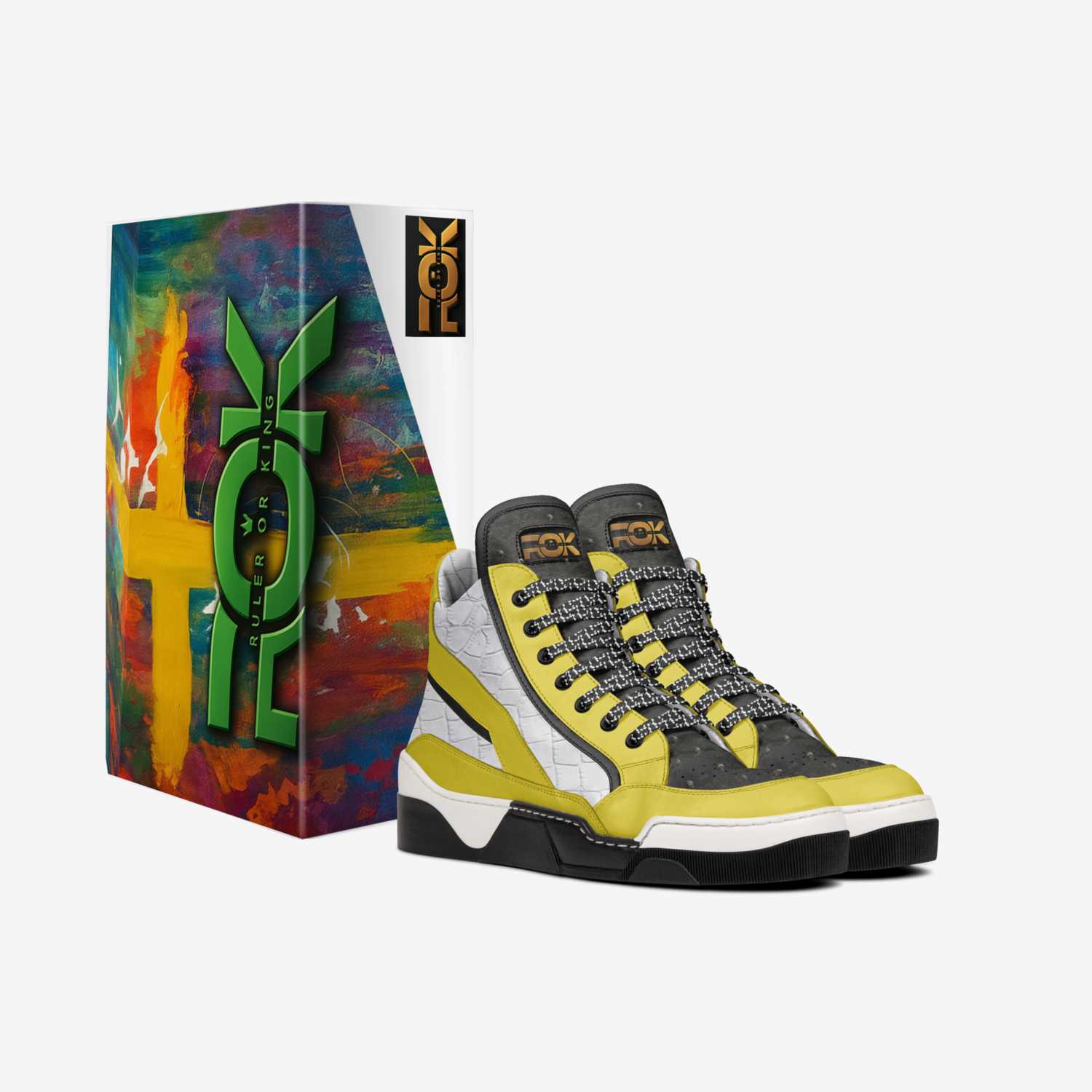 Shear Hustle V1 custom made in Italy shoes by Tyreese Patterson | Box view