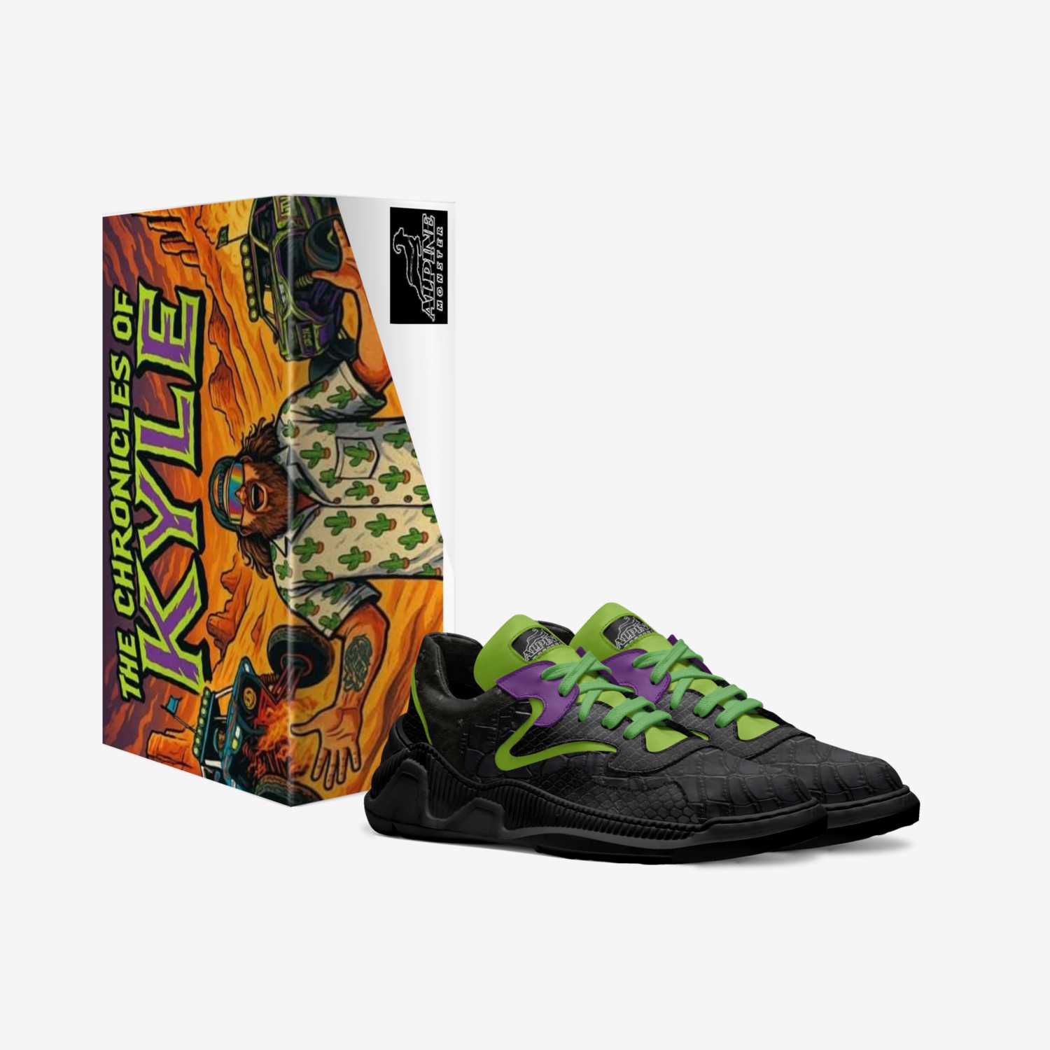 KL 1 DARTHGATORS custom made in Italy shoes by Rollins Ashbury | Box view