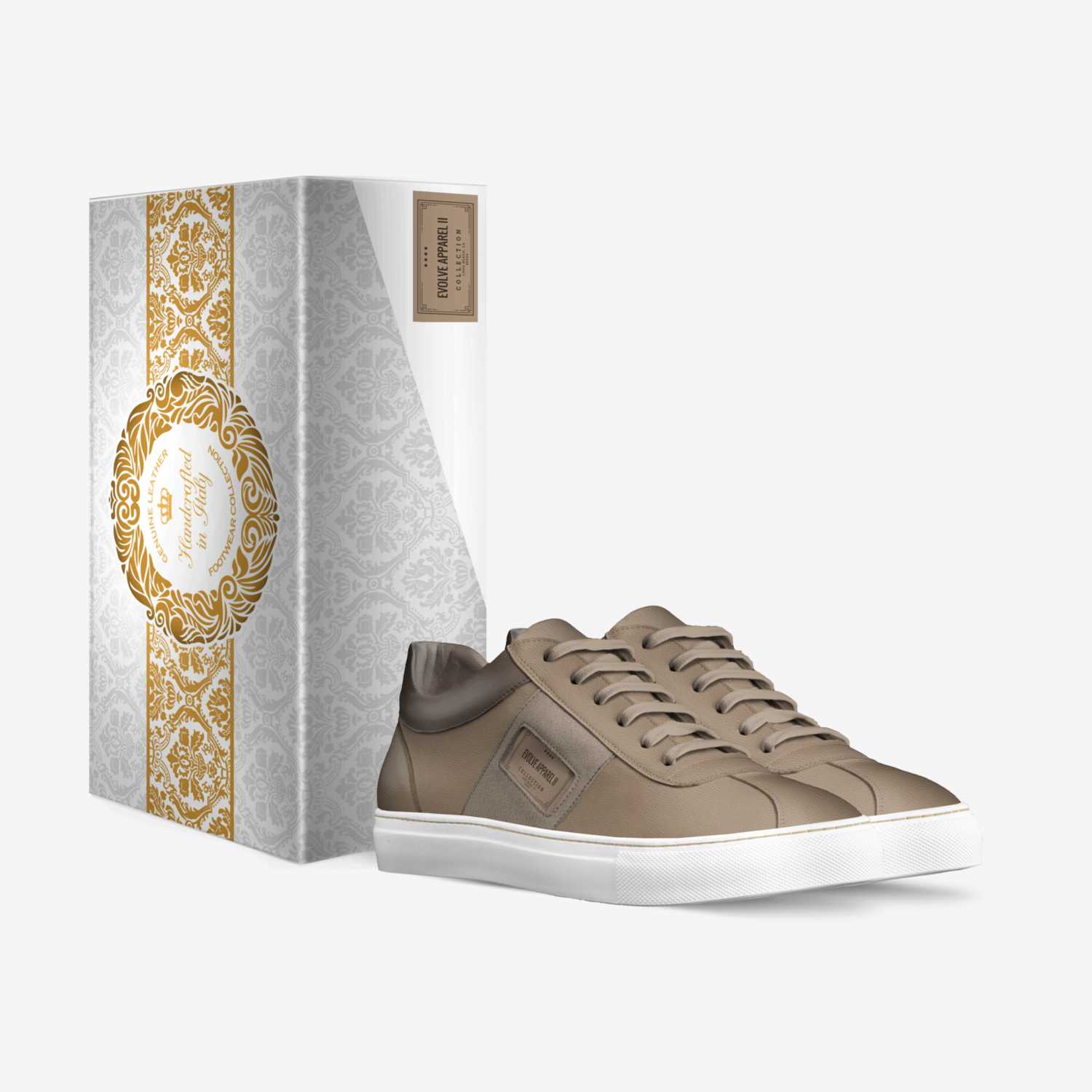 Evolve Apparel custom made in Italy shoes by Kwesa The Artist | Box view