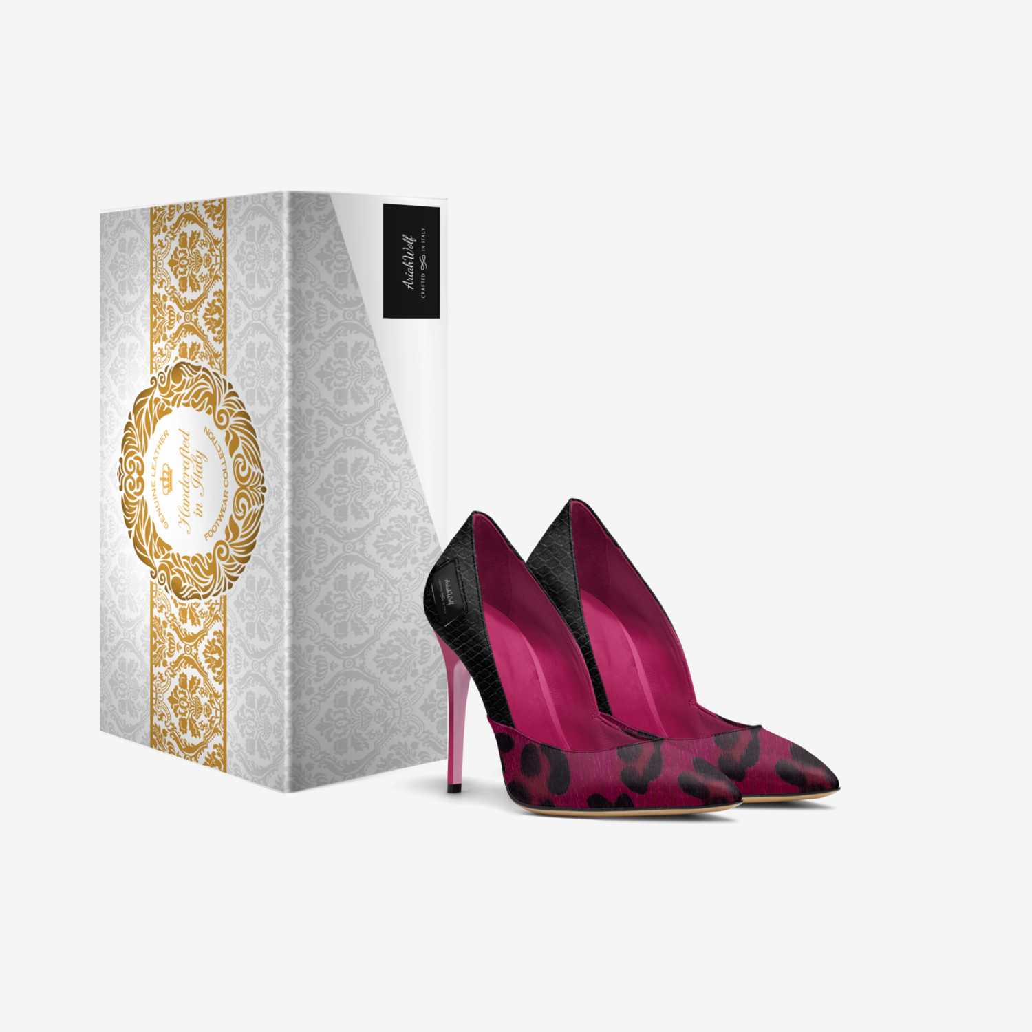 AriahWolf custom made in Italy shoes by Dawn Wason | Box view