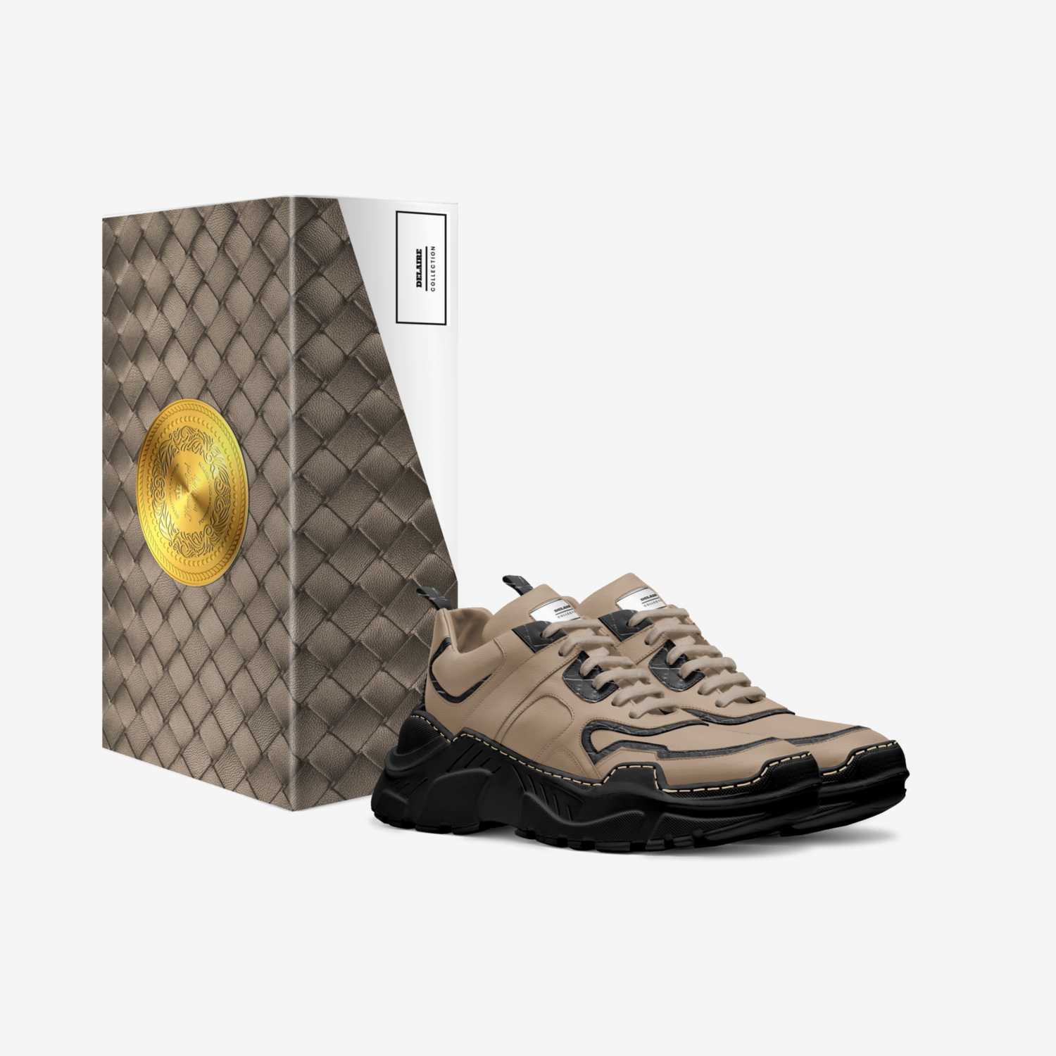 Delaire IV custom made in Italy shoes by Delaire Collection | Box view