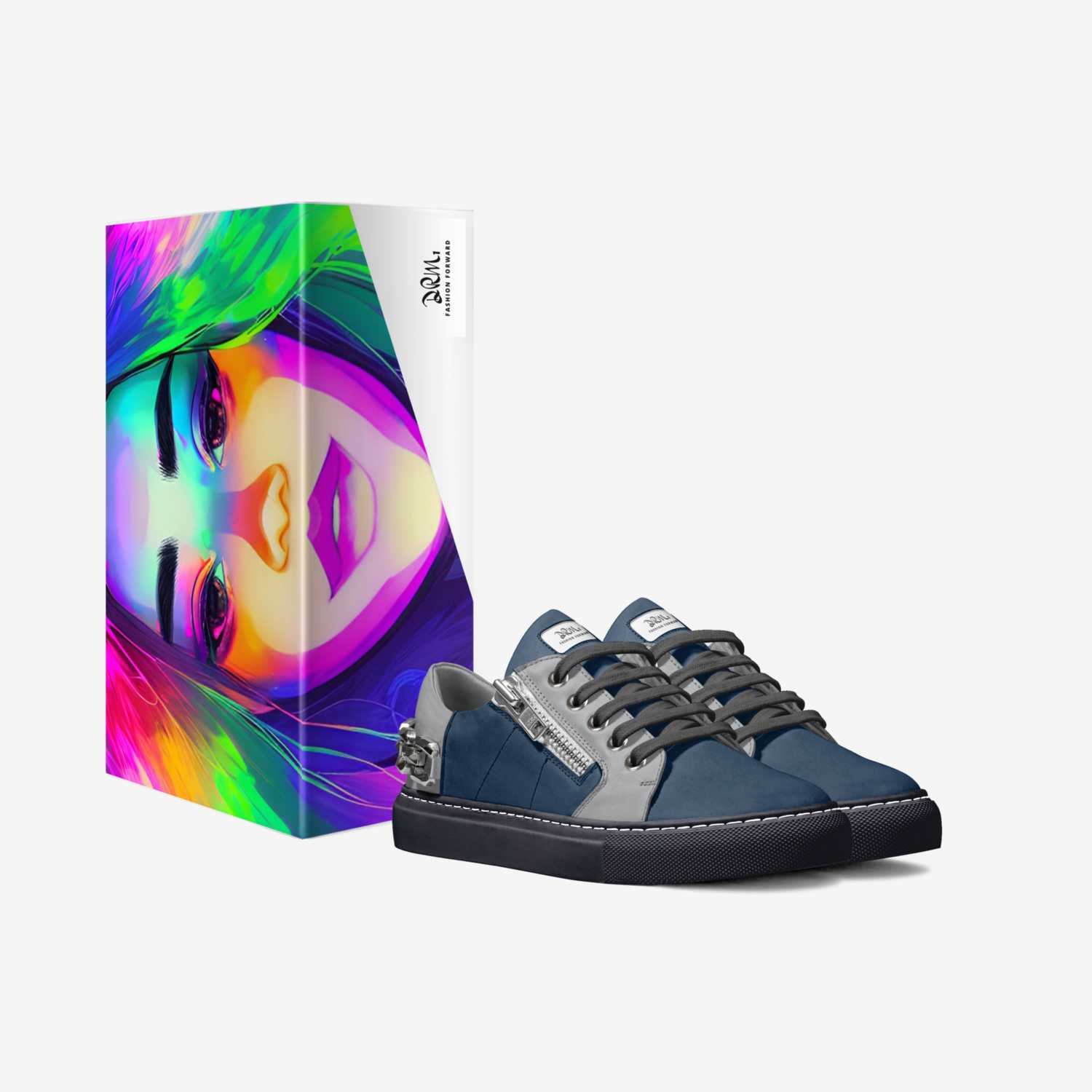 DRM custom made in Italy shoes by Evans Givens | Box view