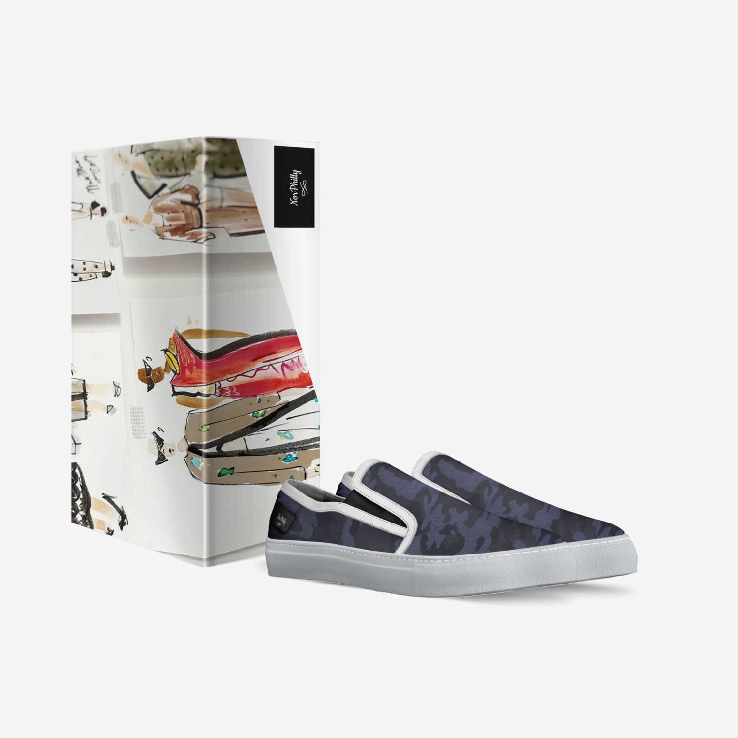 NorPhilly custom made in Italy shoes by Philomena Whitehead | Box view
