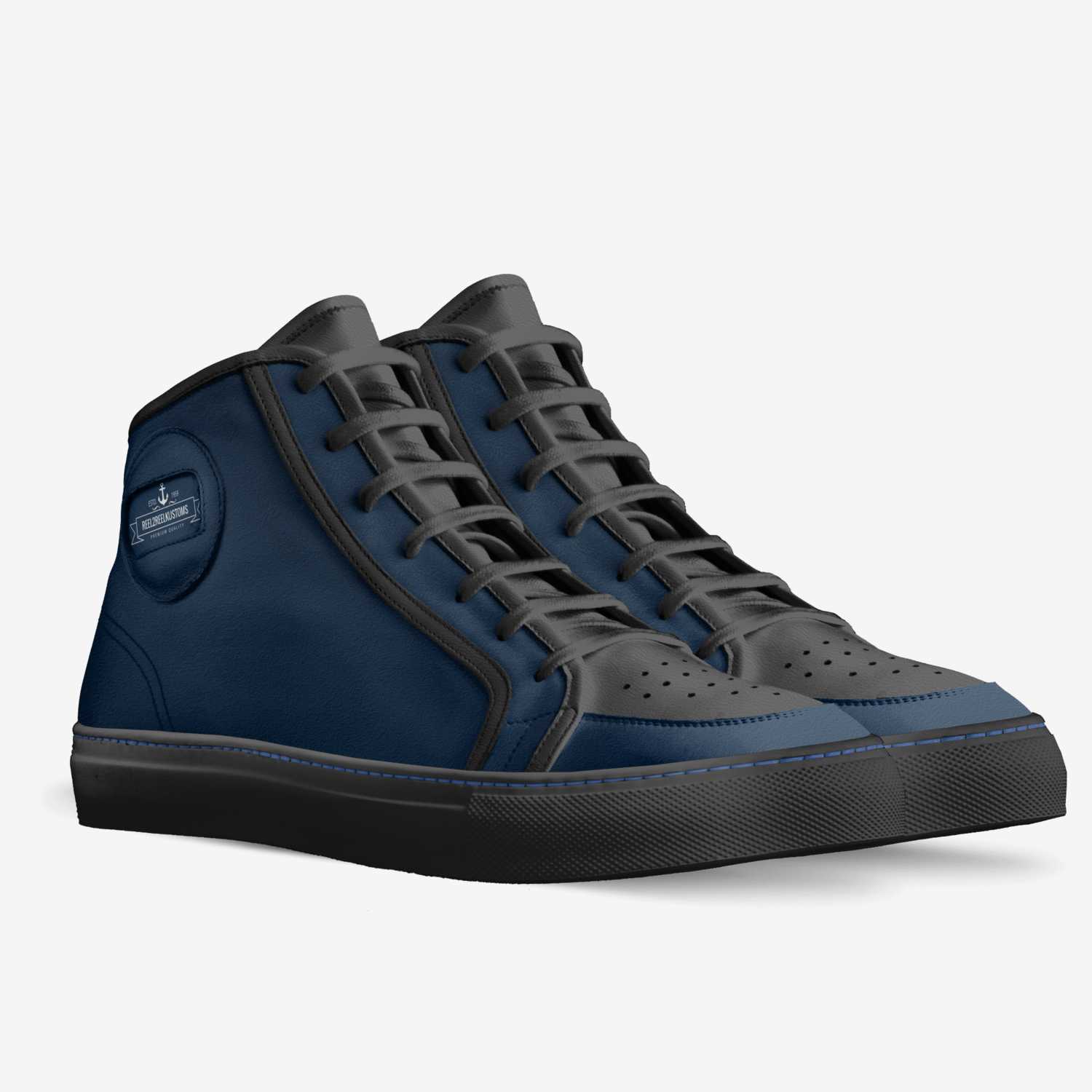 R2RK custom made in Italy shoes by Reel2reel Kustoms | Double view