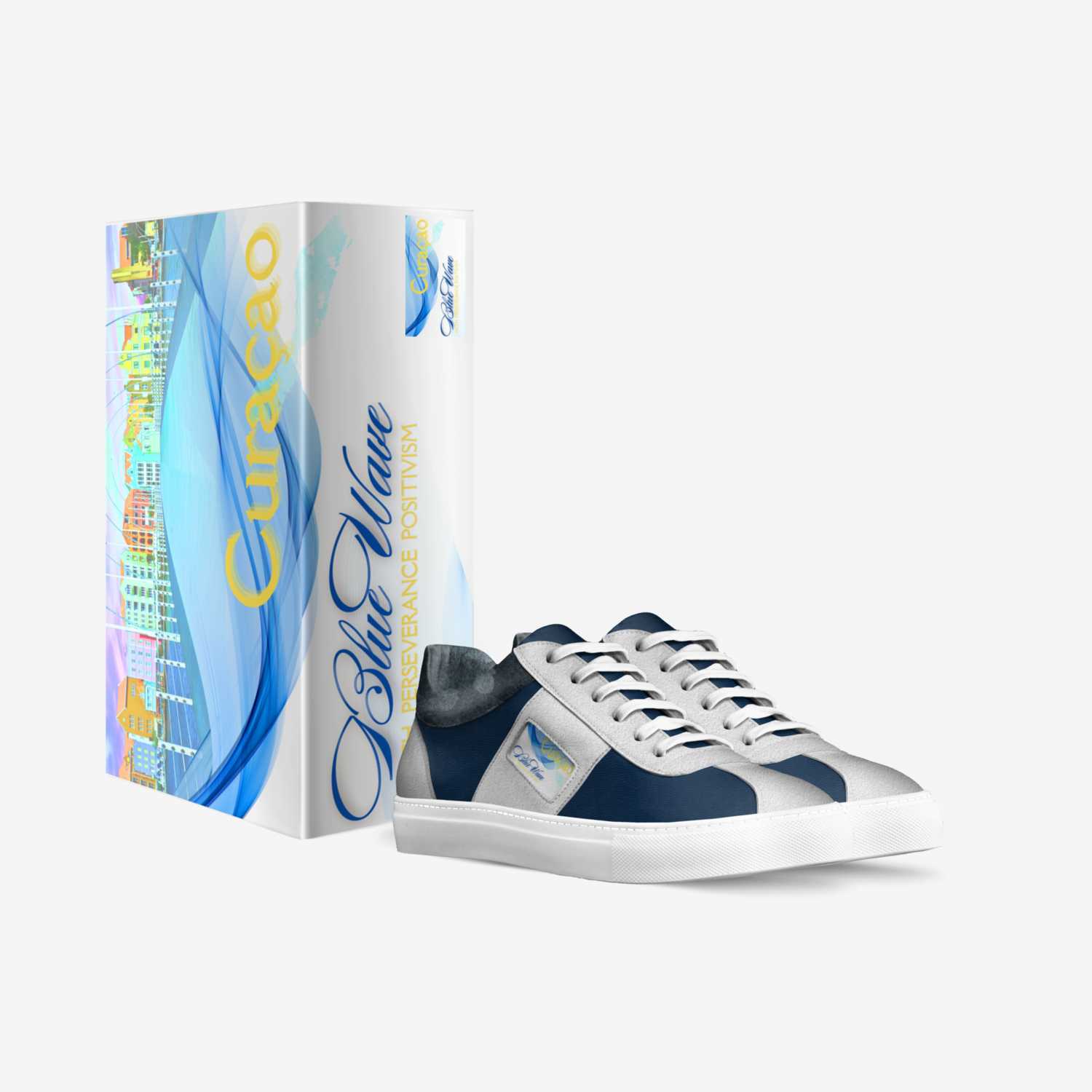 Curaçao Blue Wave custom made in Italy shoes by Dr. Nadin L.g. Benito | Box view